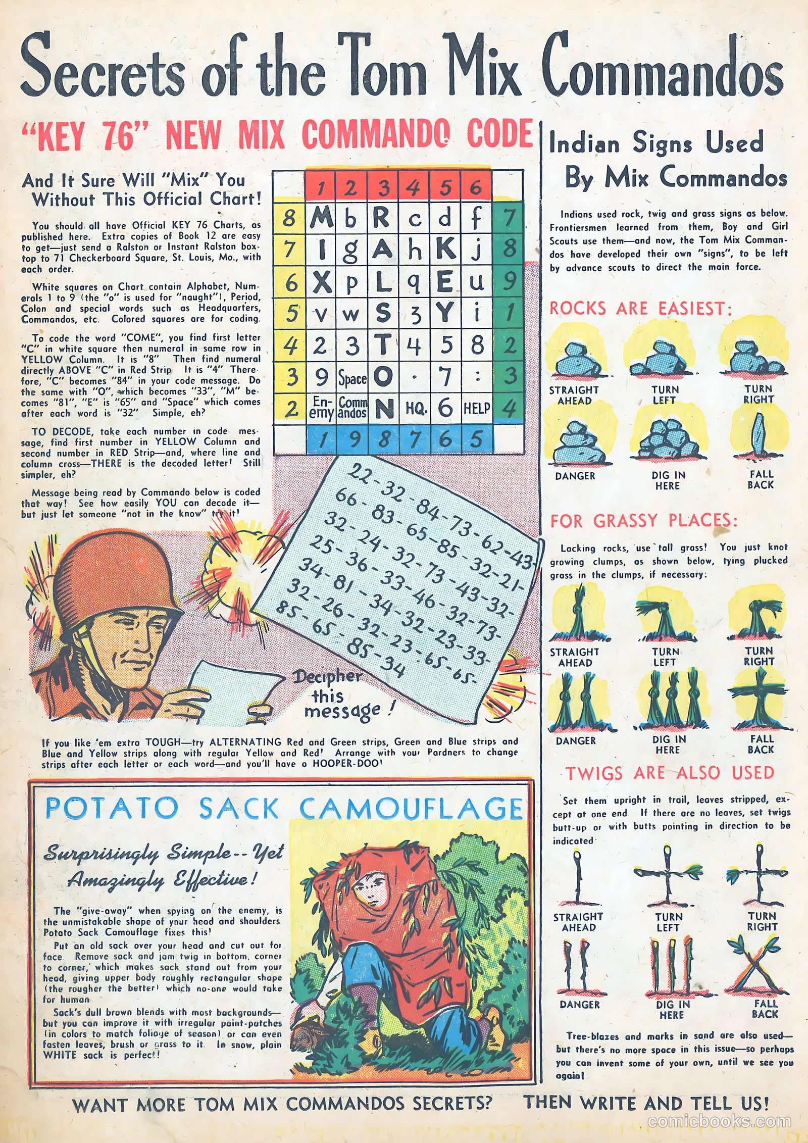Tom Mix Commandos Comics #12 (1942) — page 16 of 35
