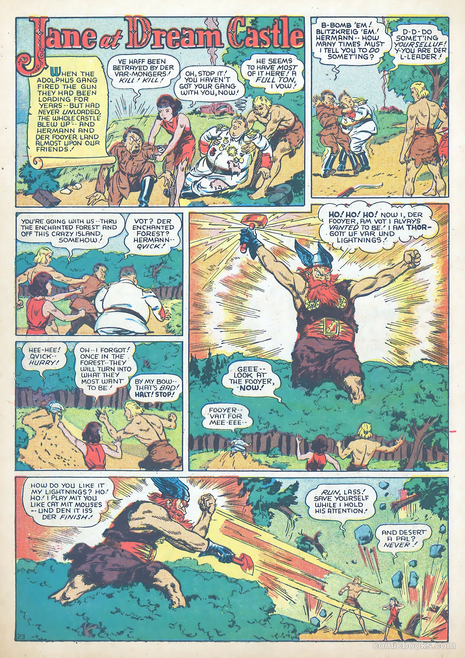 Tom Mix Commandos Comics #12 (1942) — page 23 of 35