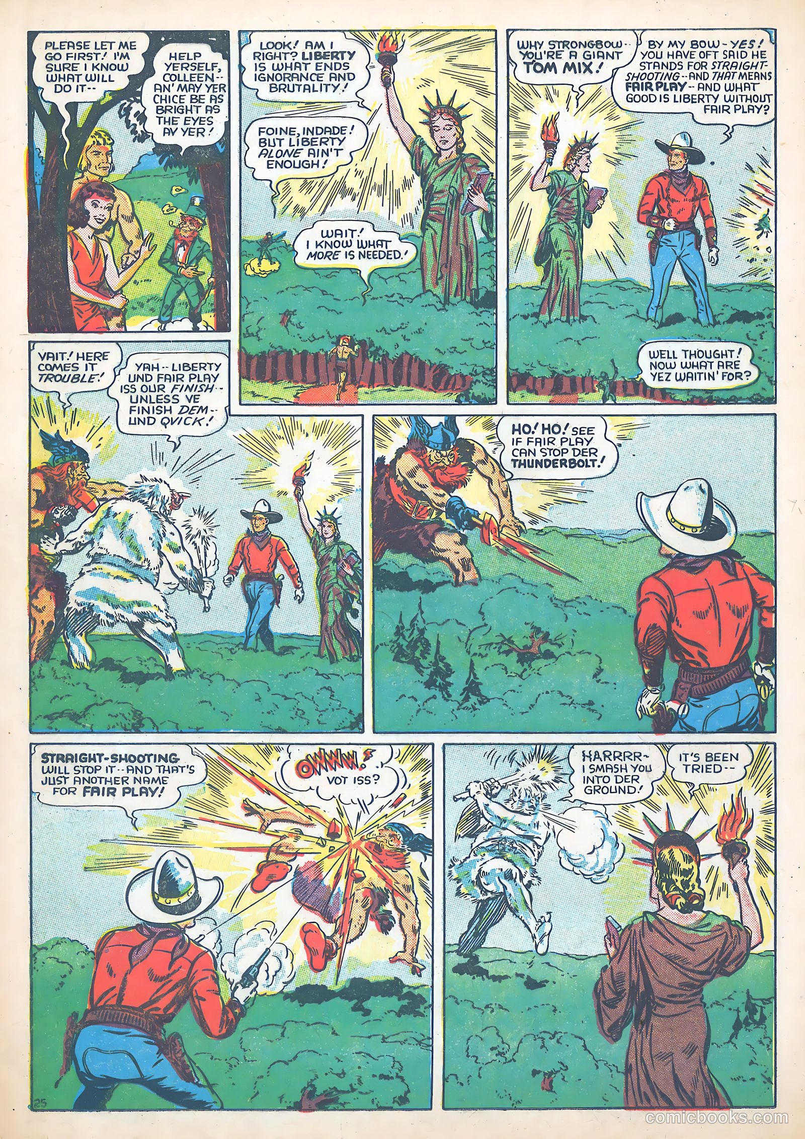 Tom Mix Commandos Comics #12 (1942) — page 25 of 35