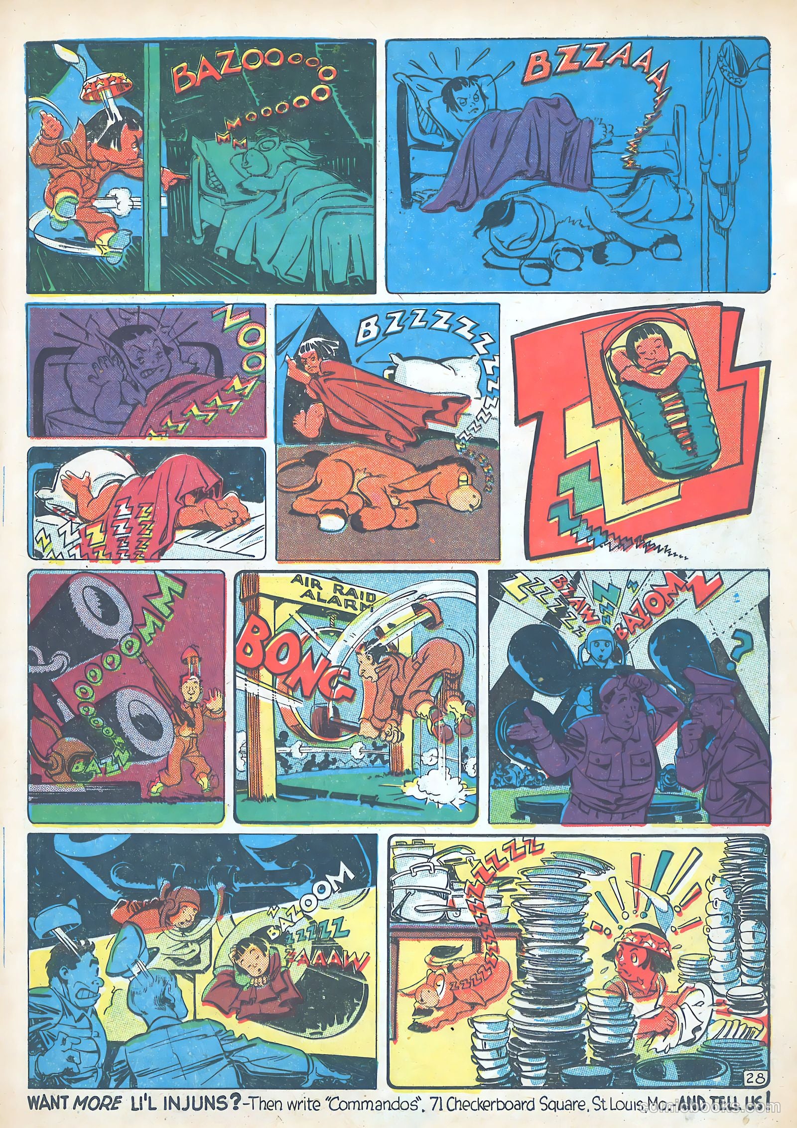 Tom Mix Commandos Comics #12 (1942) — page 28 of 35