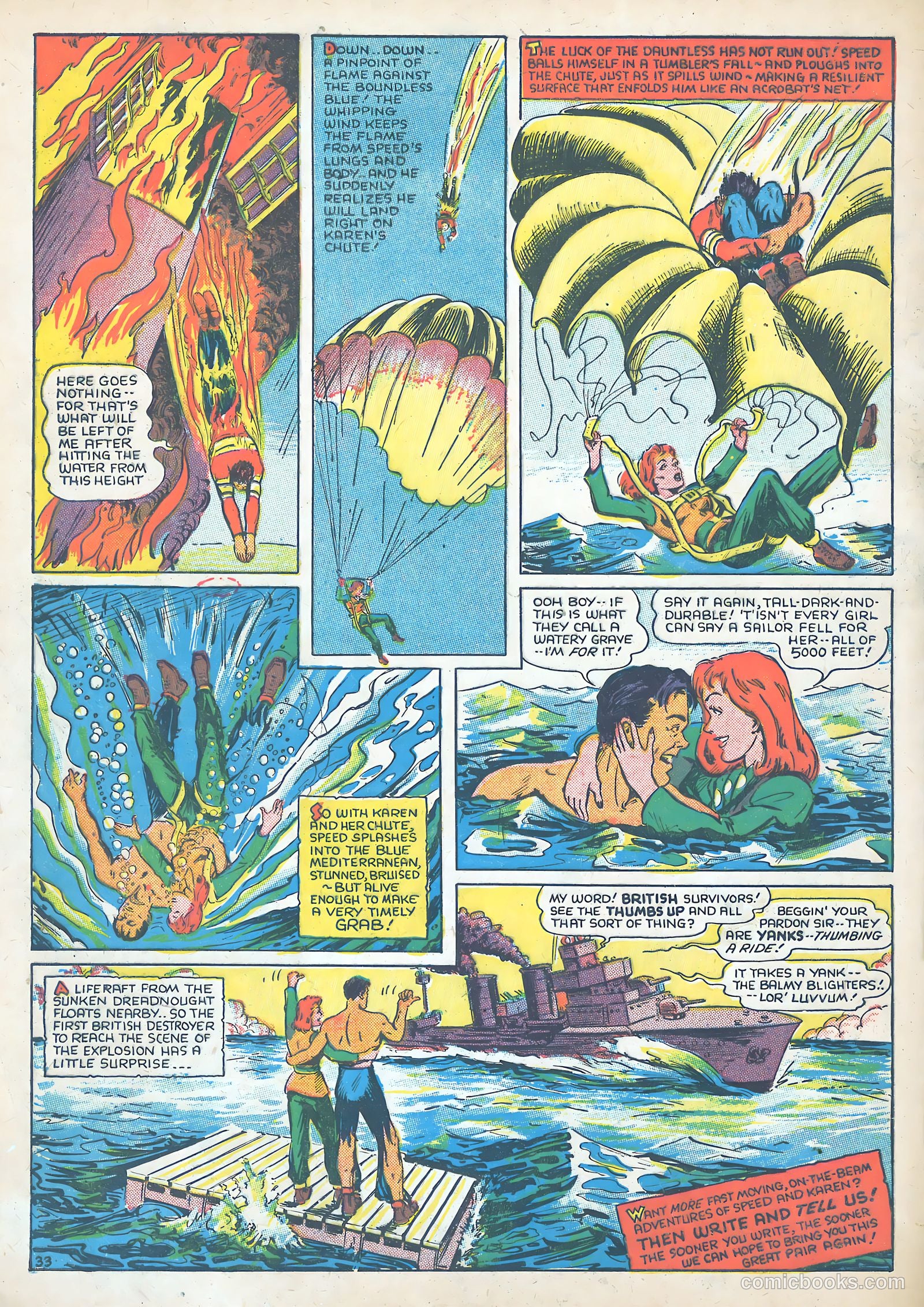 Tom Mix Commandos Comics #12 (1942) — page 33 of 35