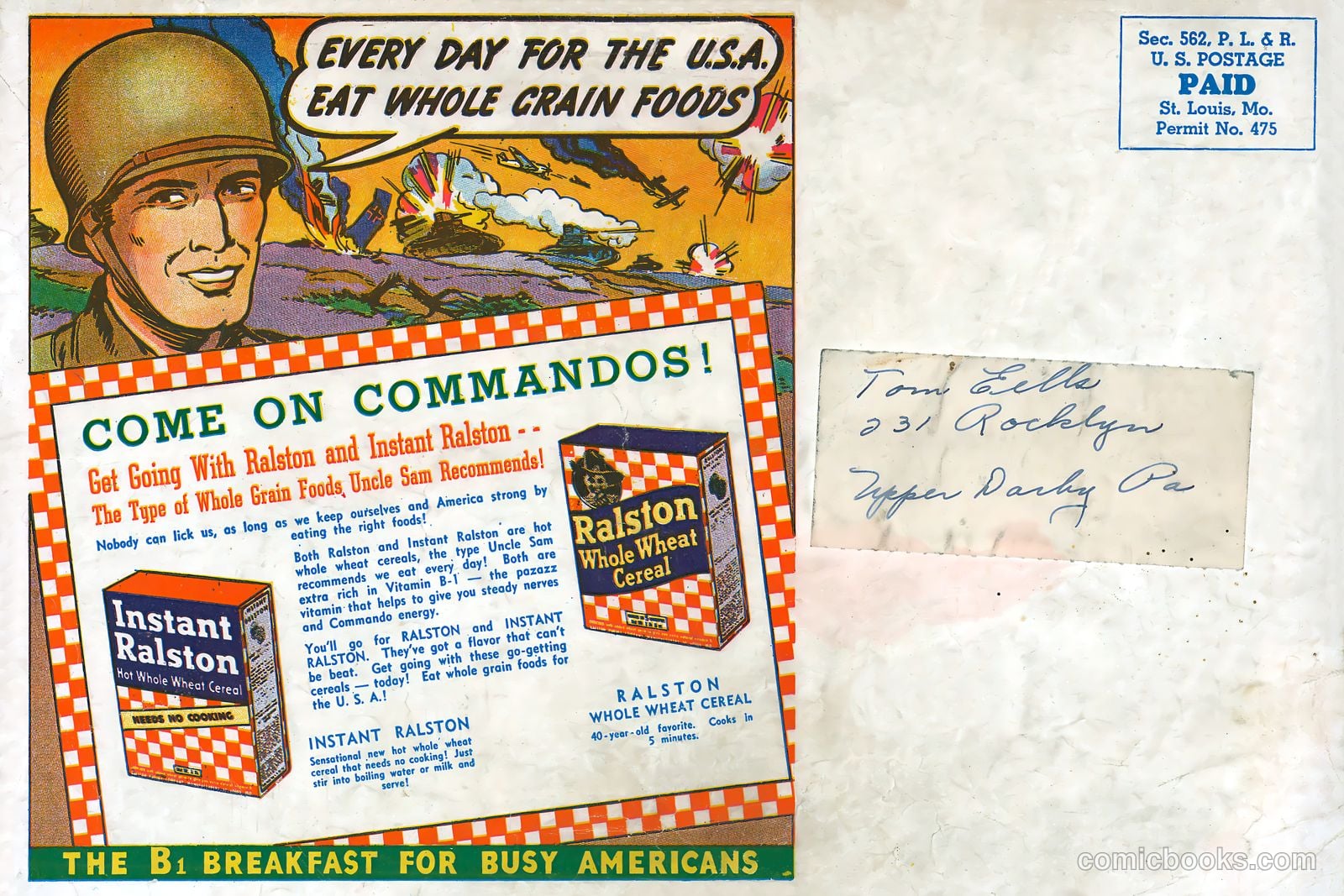 Tom Mix Commandos Comics #12 (1942) — page 35 of 35