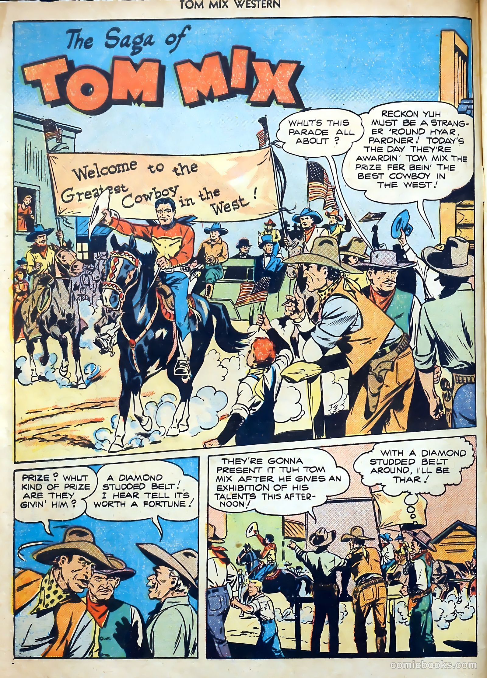 Tom Mix Western #1 (1948) — page 4 of 52