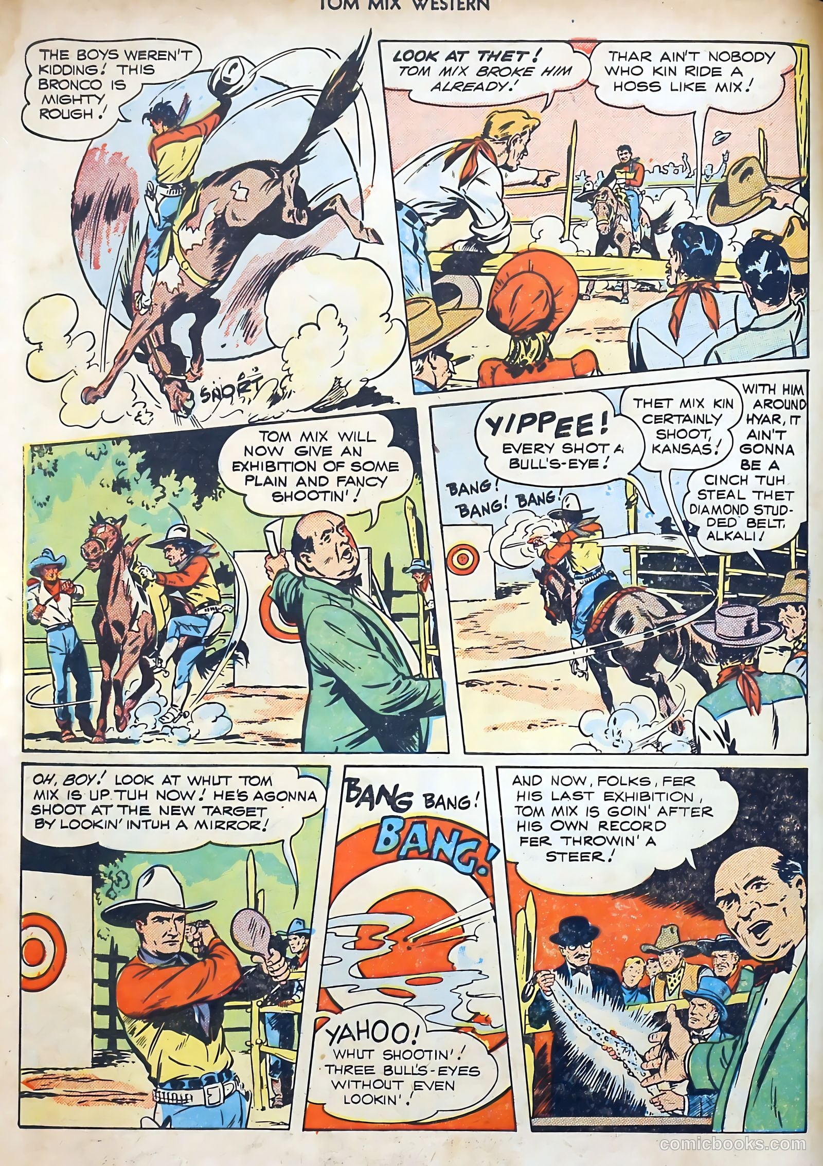 Tom Mix Western #1 (1948) — page 6 of 52