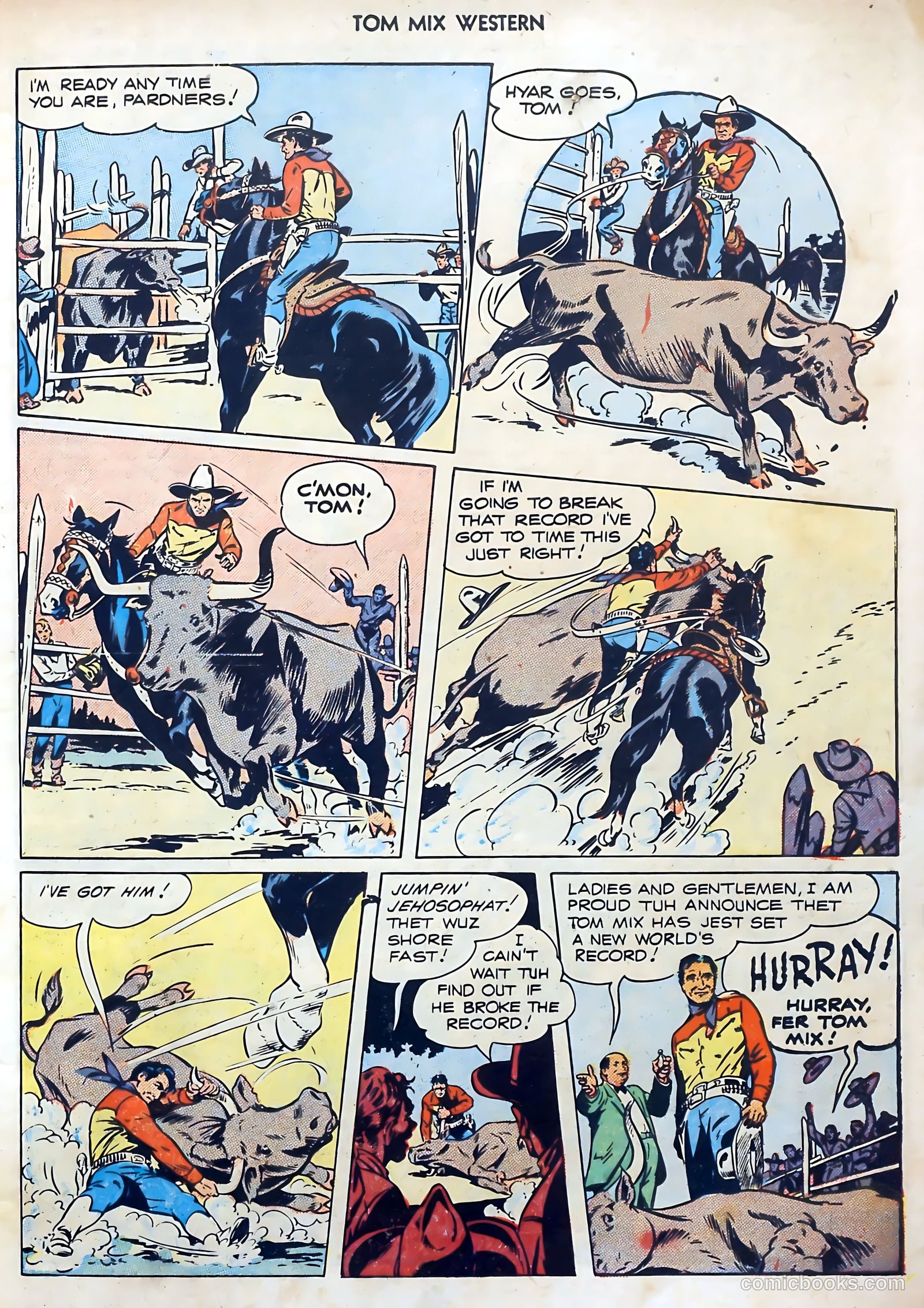 Tom Mix Western #1 (1948) — page 7 of 52