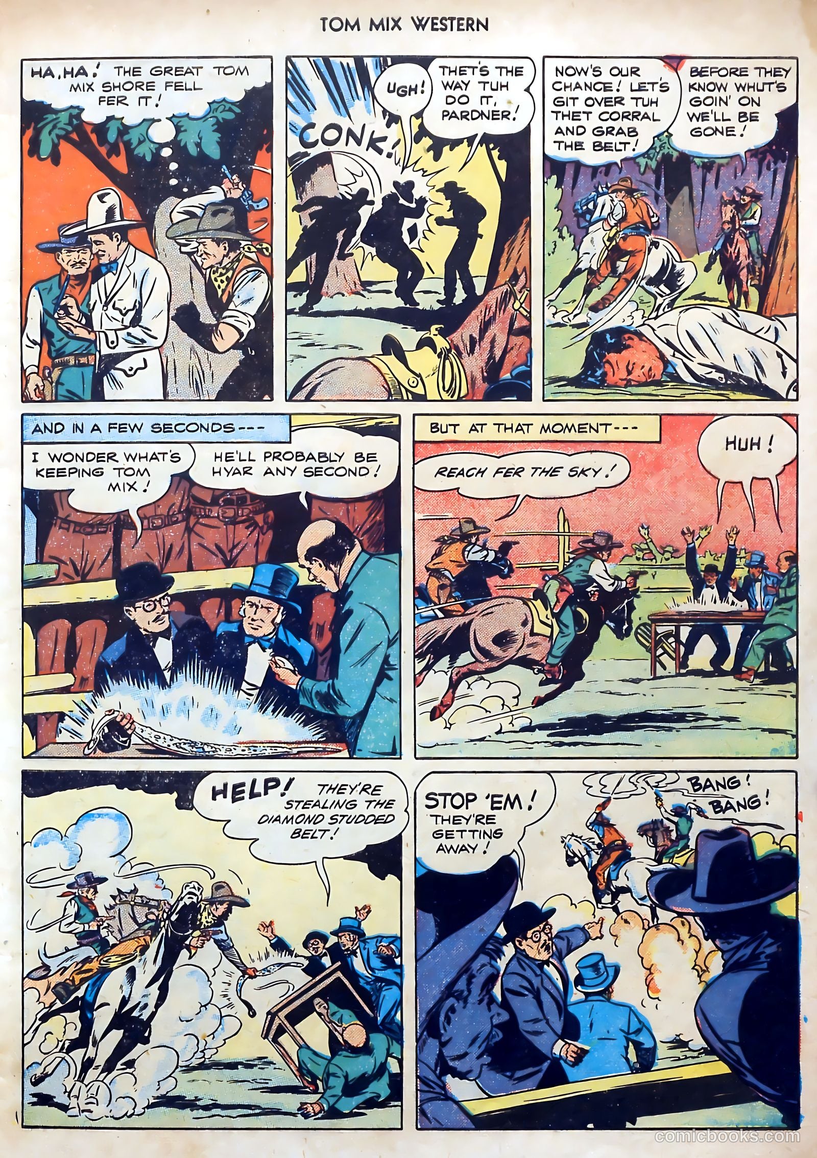 Tom Mix Western #1 (1948) — page 9 of 52