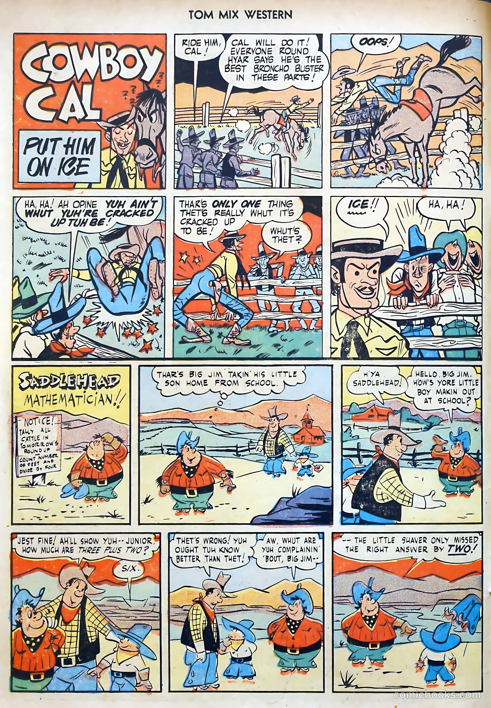 Tom Mix Western #1 (1948) — page 14 of 52
