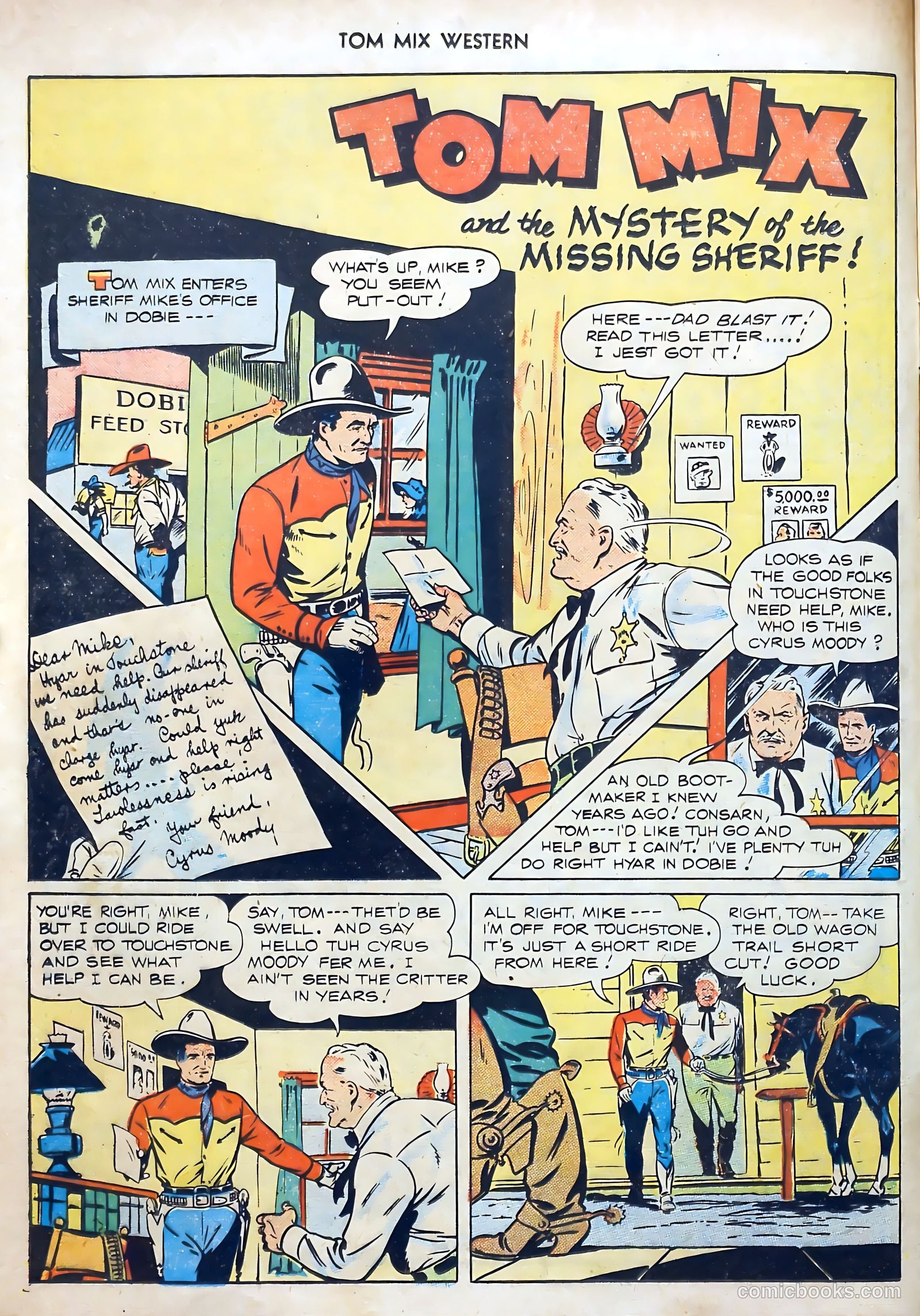 Tom Mix Western #1 (1948) — page 16 of 52