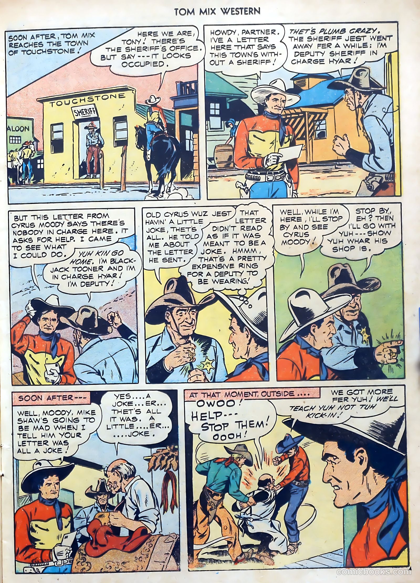 Tom Mix Western #1 (1948) — page 17 of 52