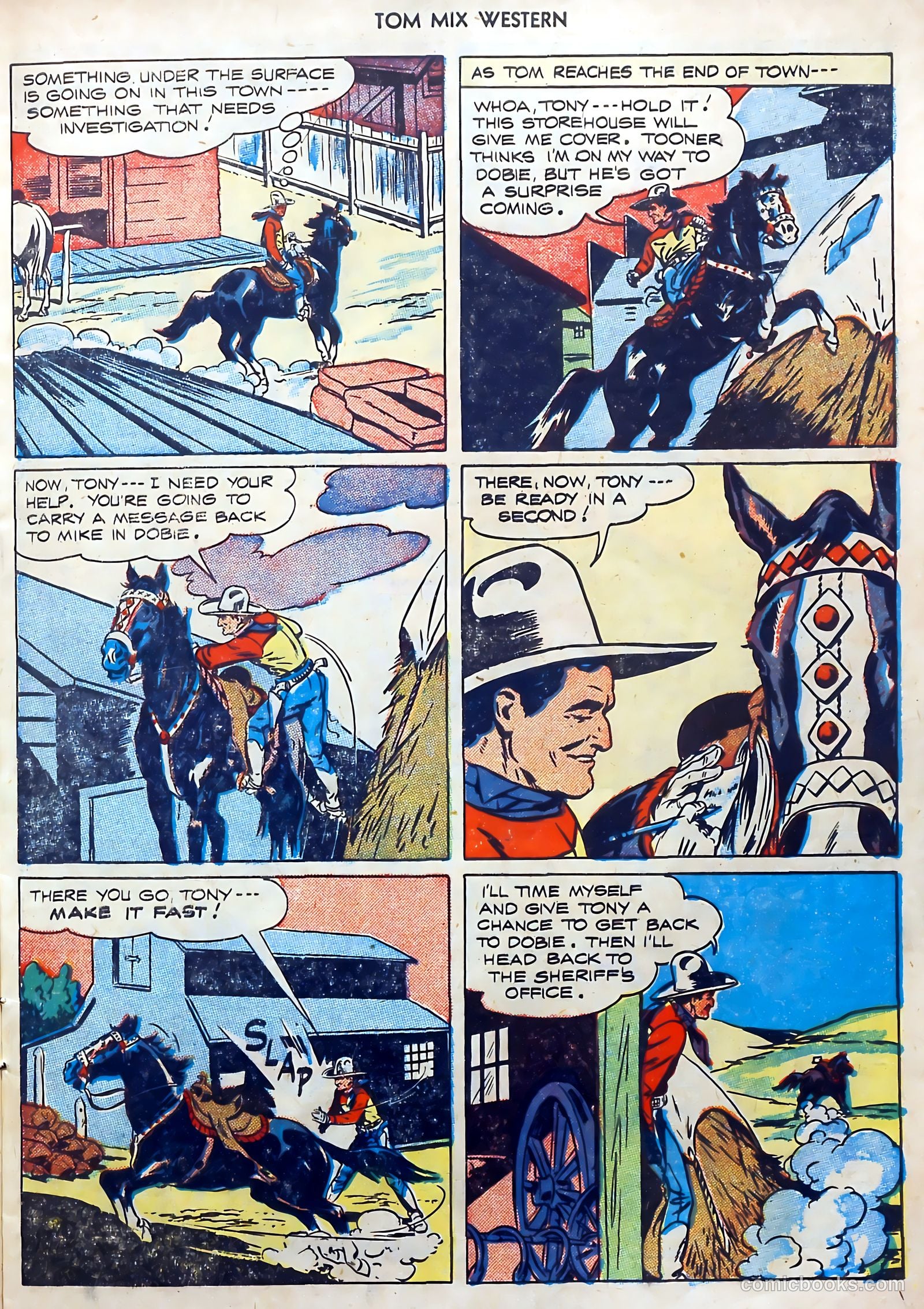 Tom Mix Western #1 (1948) — page 19 of 52