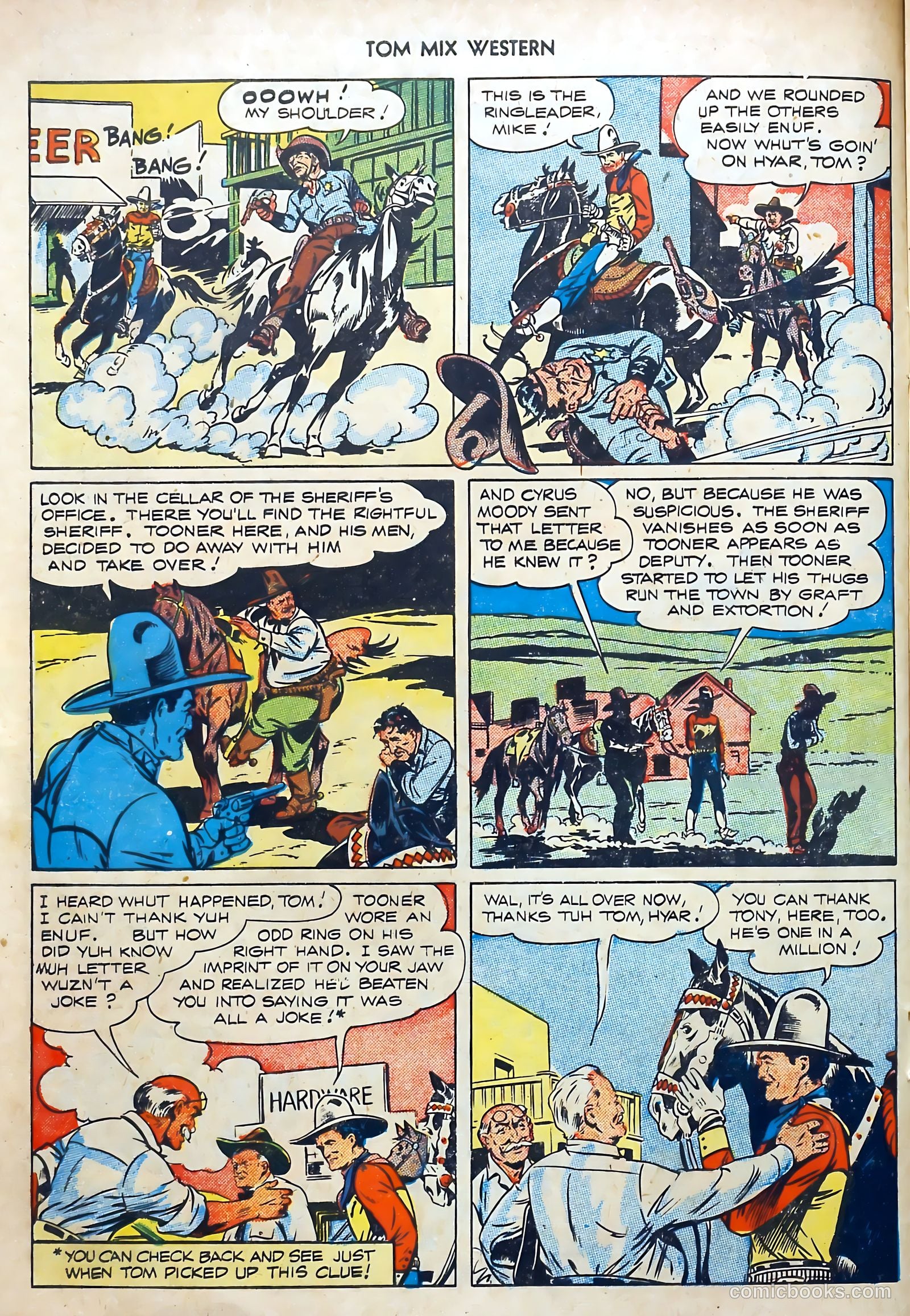 Tom Mix Western #1 (1948) — page 22 of 52