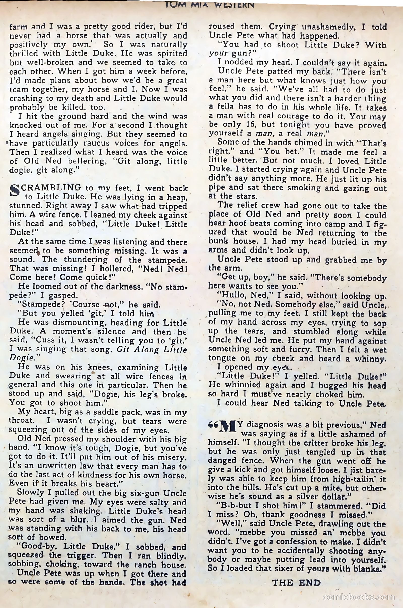Tom Mix Western #1 (1948) — page 25 of 52
