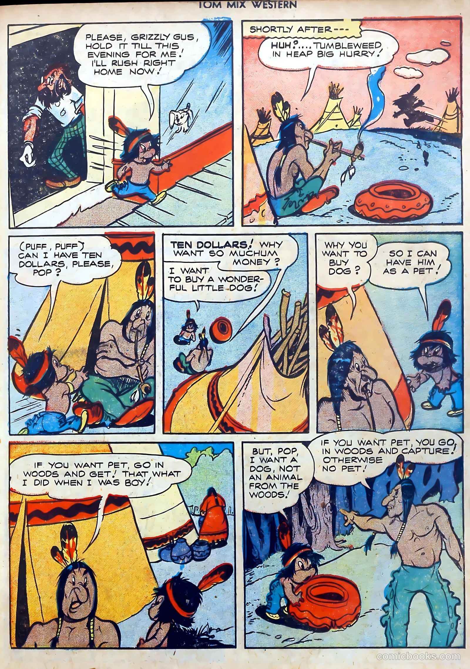 Tom Mix Western #1 (1948) — page 27 of 52