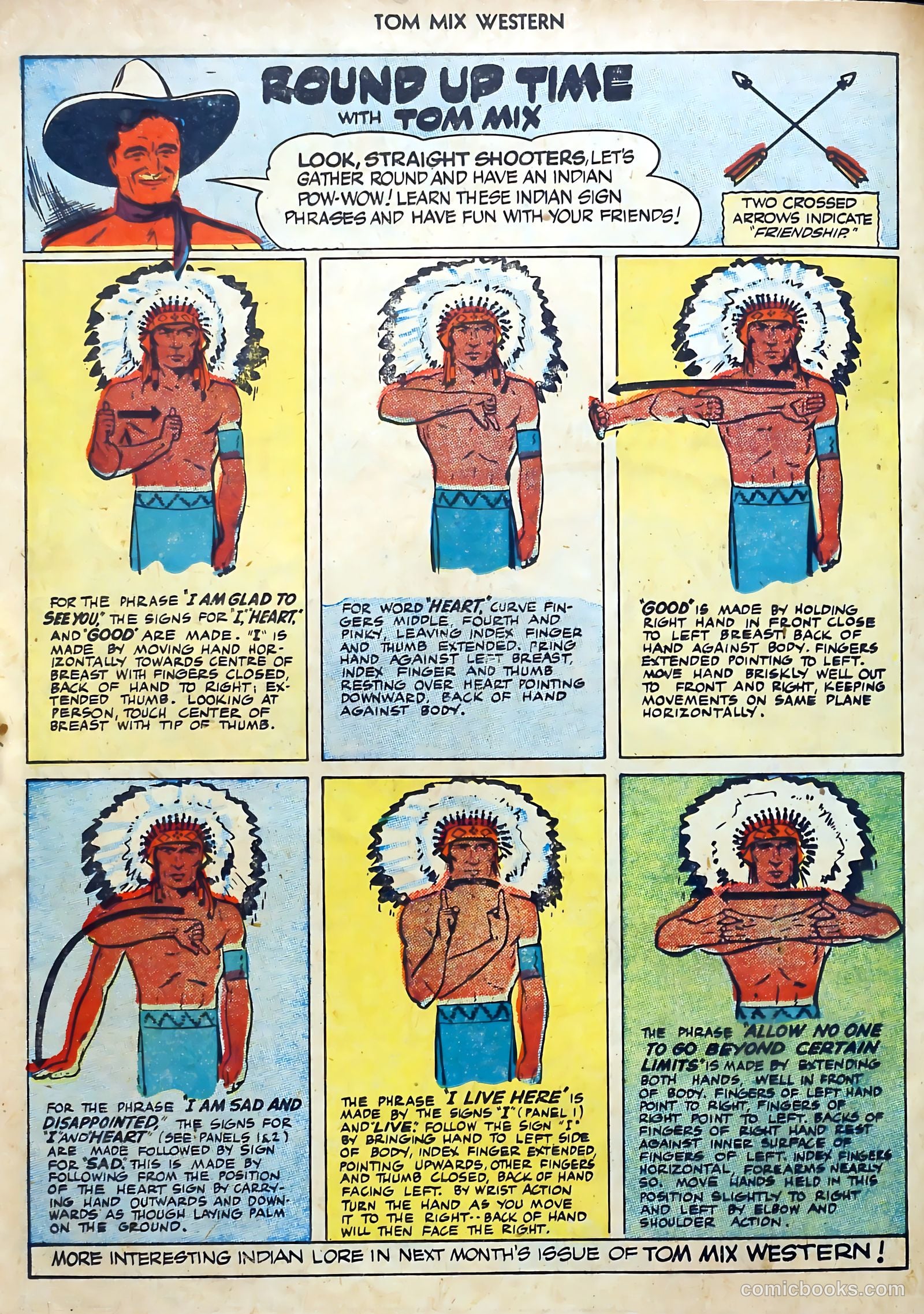 Tom Mix Western #1 (1948) — page 30 of 52