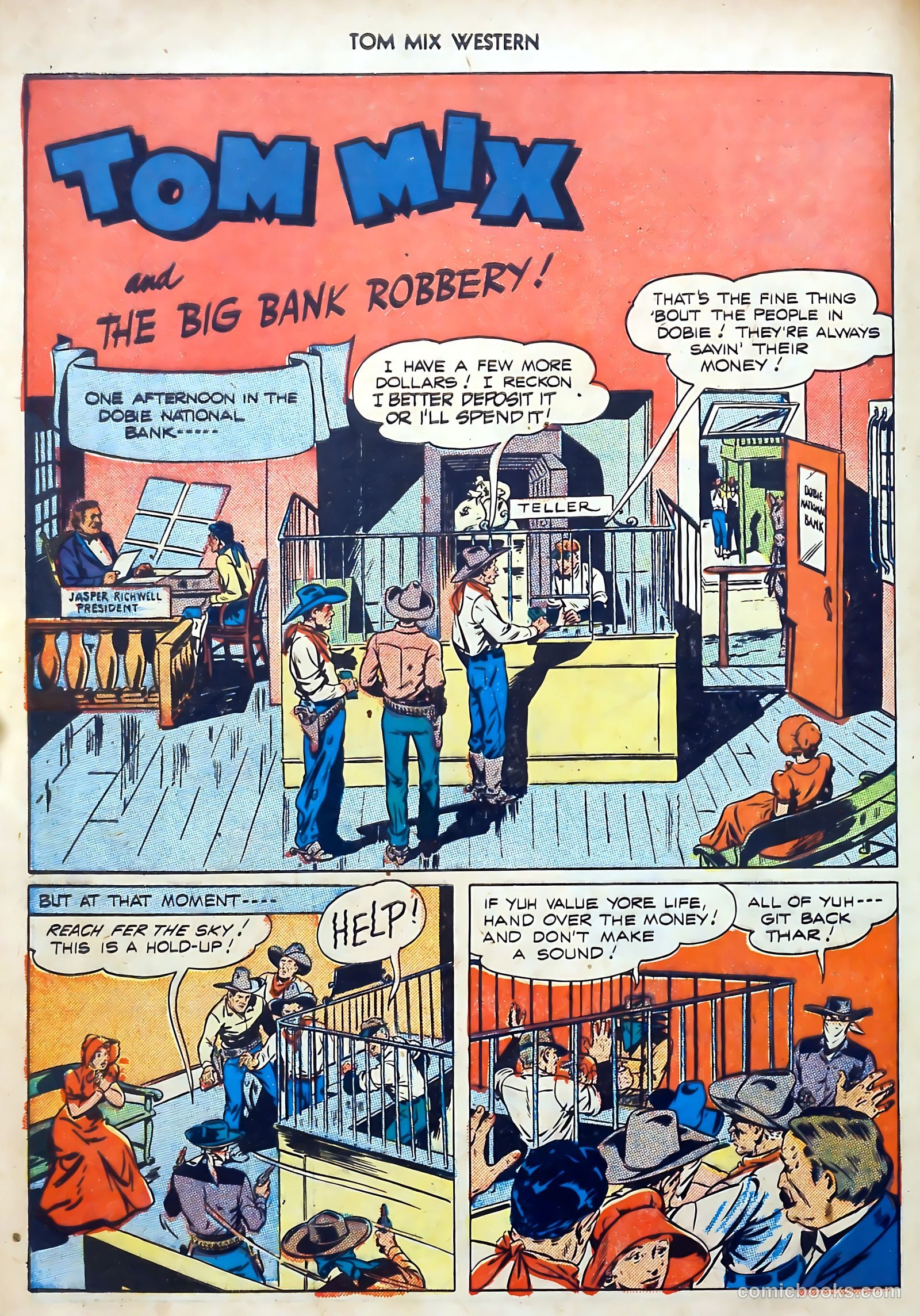 Tom Mix Western #1 (1948) — page 32 of 52