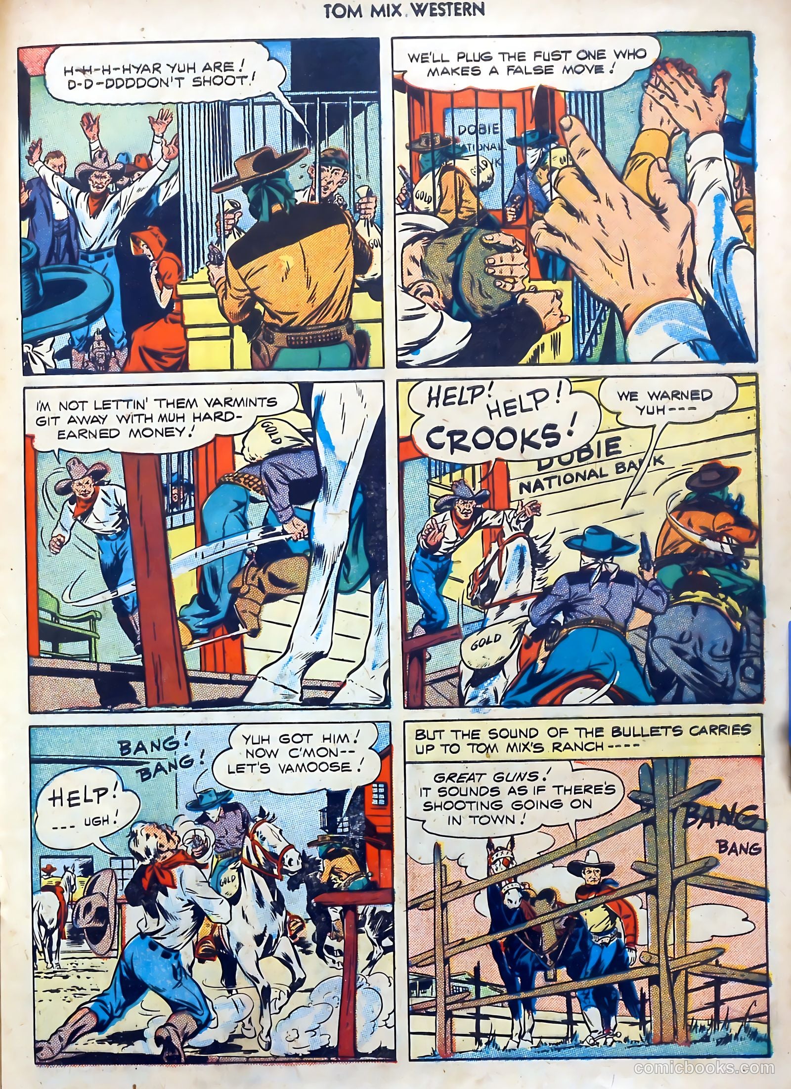 Tom Mix Western #1 (1948) — page 33 of 52