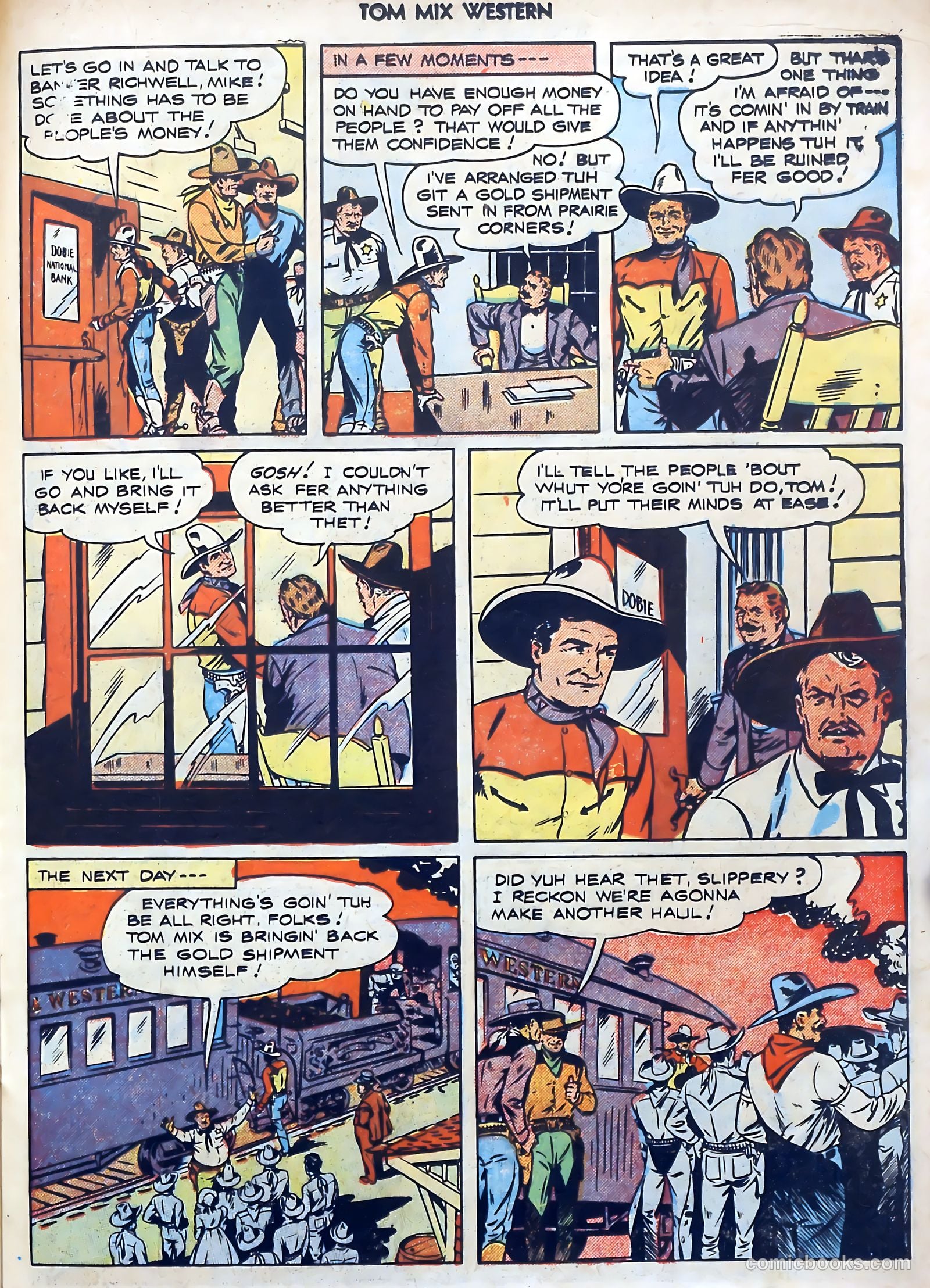 Tom Mix Western #1 (1948) — page 35 of 52