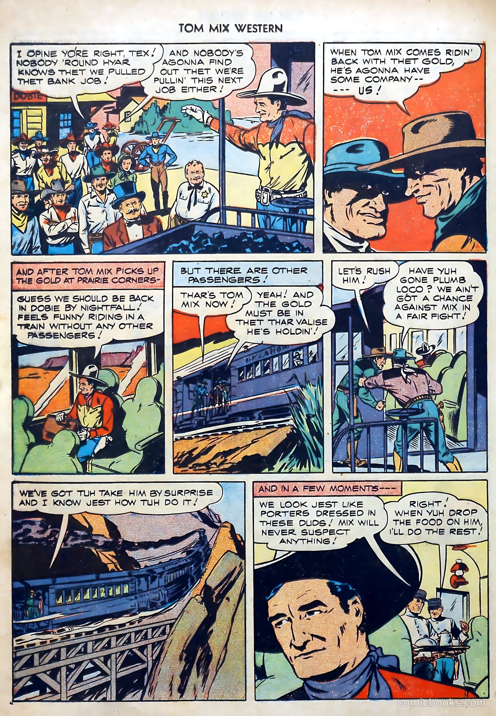 Tom Mix Western #1 (1948) — page 36 of 52