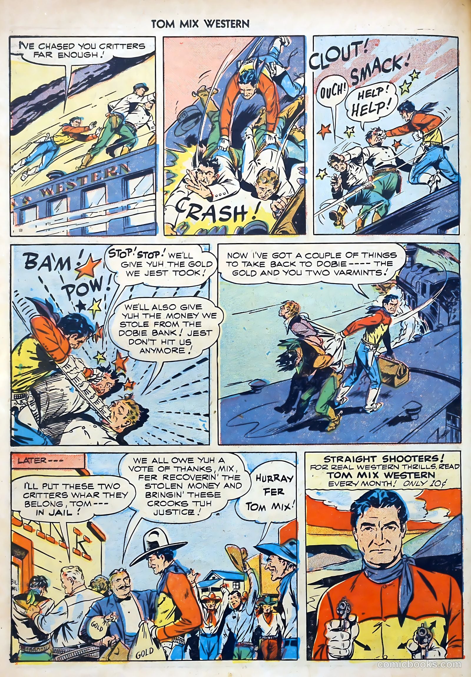 Tom Mix Western #1 (1948) — page 38 of 52
