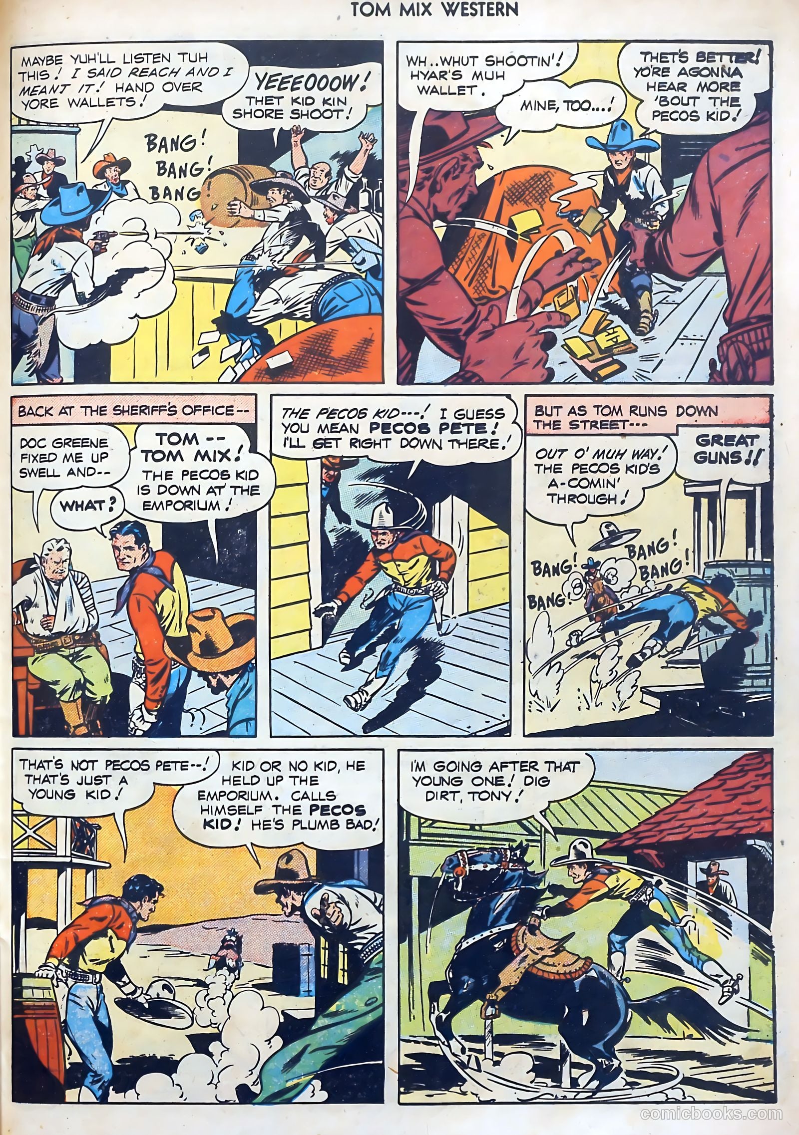 Tom Mix Western #1 (1948) — page 43 of 52