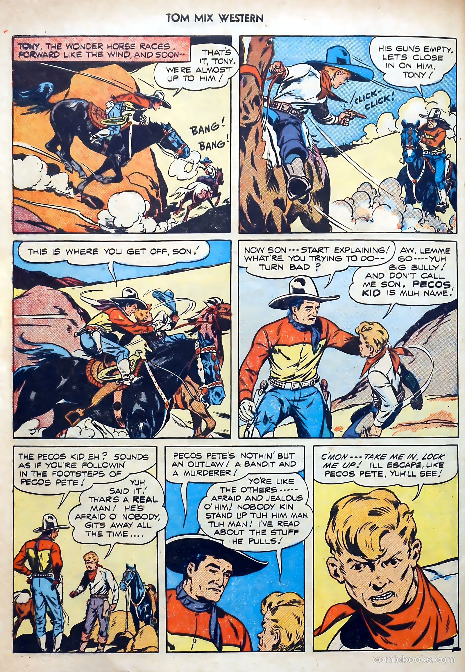Tom Mix Western #1 (1948) — page 44 of 52