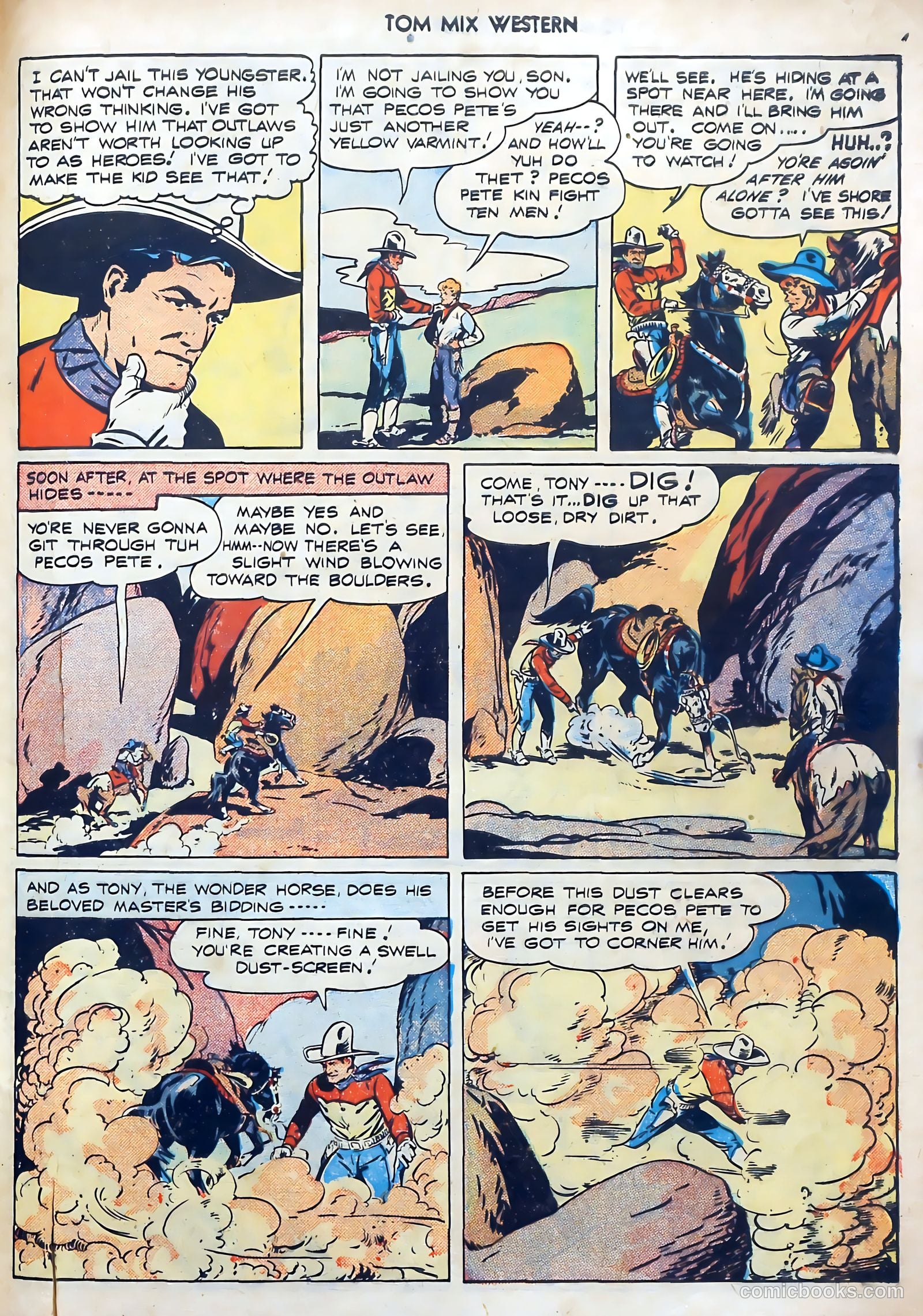 Tom Mix Western #1 (1948) — page 45 of 52