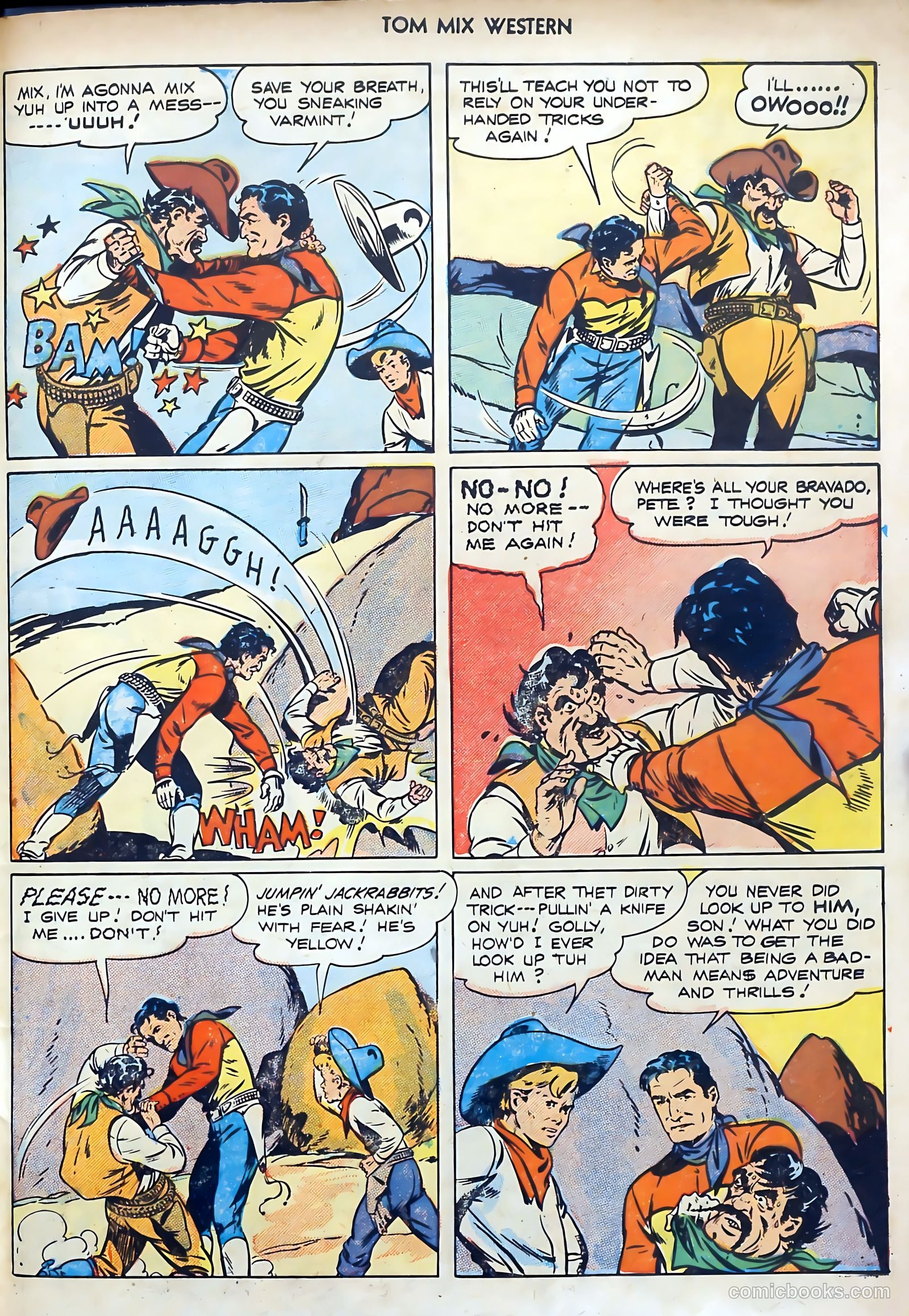Tom Mix Western #1 (1948) — page 47 of 52
