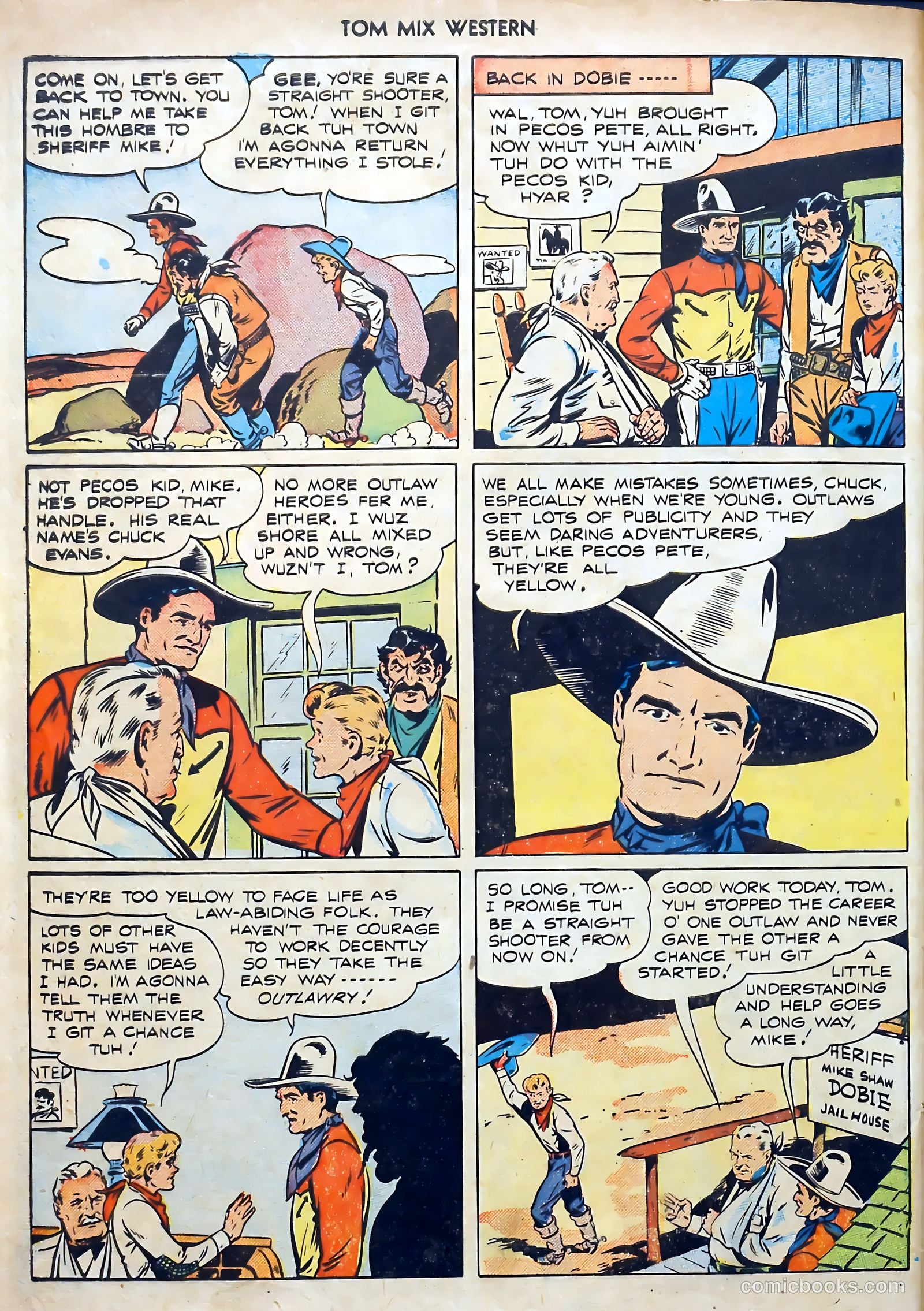 Tom Mix Western #1 (1948) — page 48 of 52