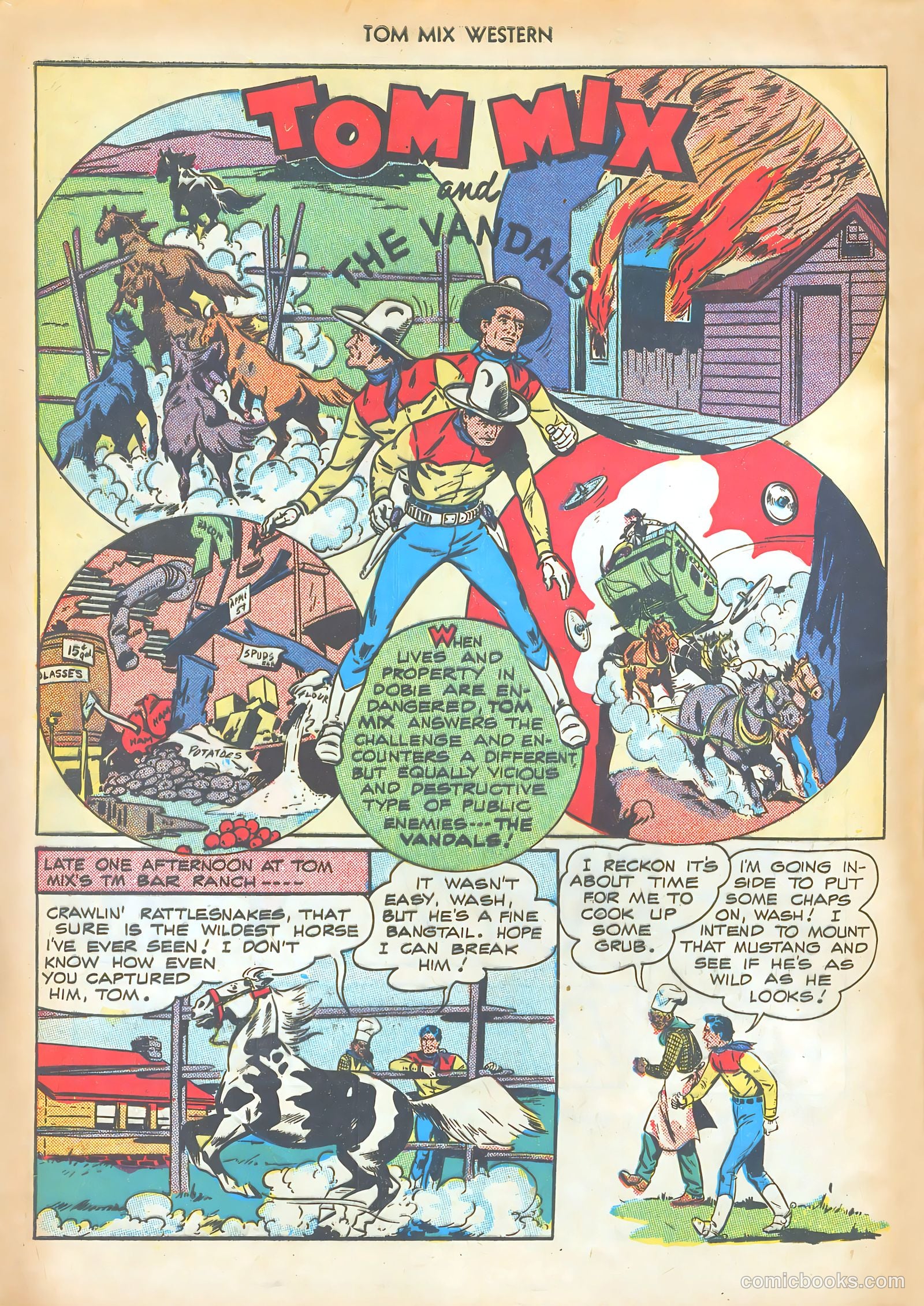 Tom Mix Western #10 (1948) — page 4 of 52