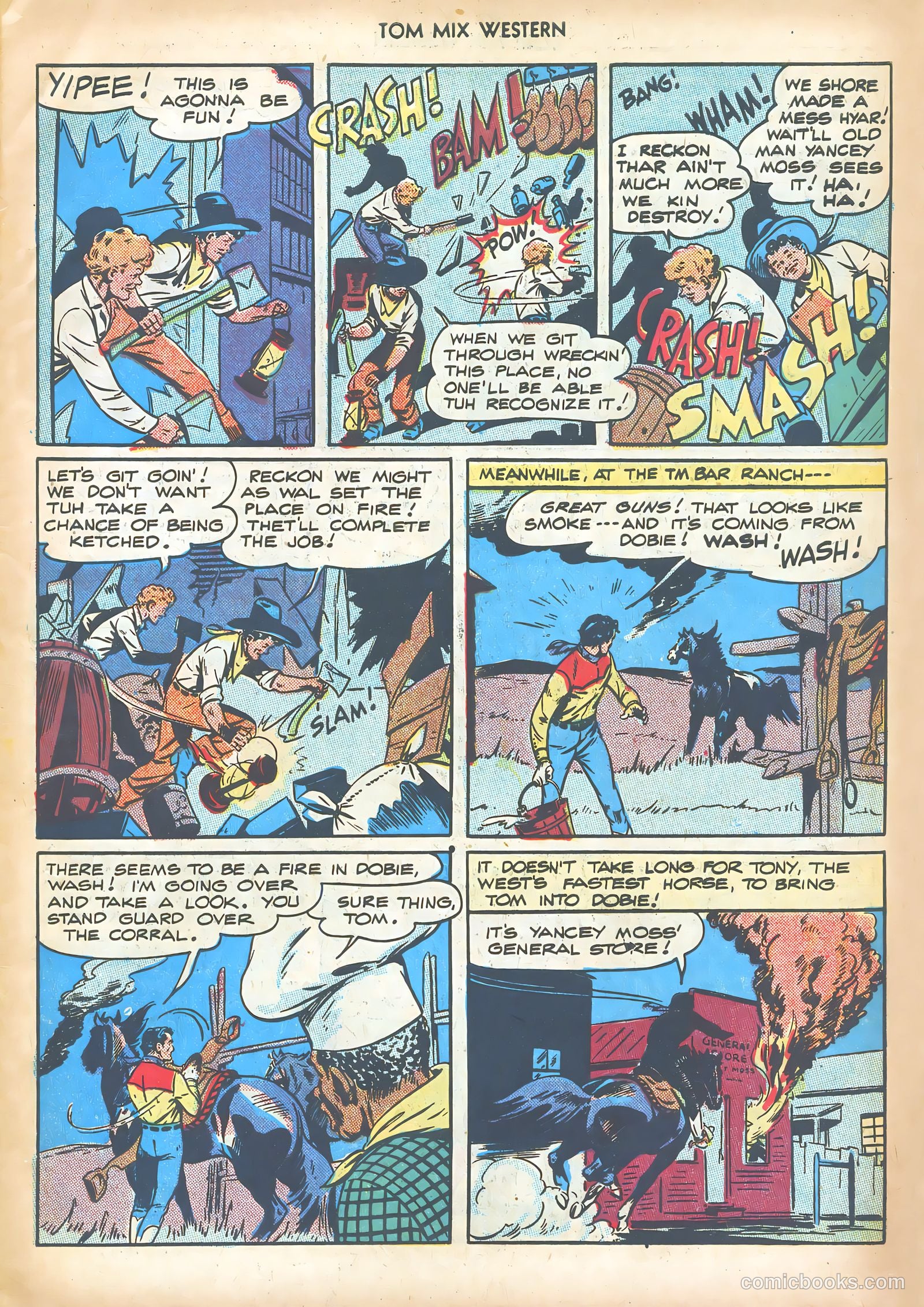 Tom Mix Western #10 (1948) — page 7 of 52