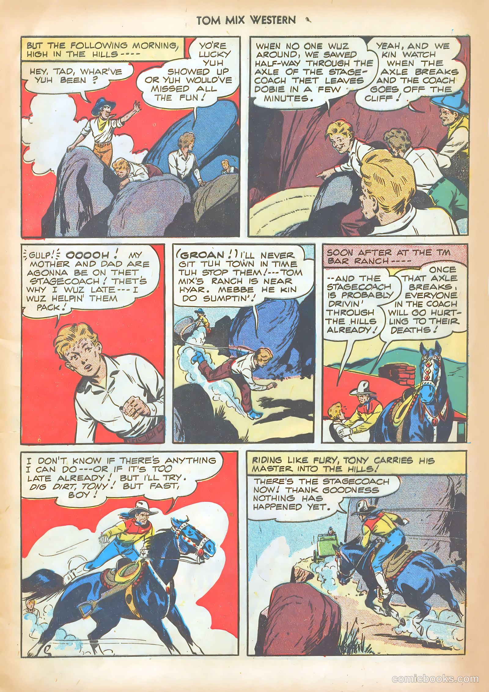 Tom Mix Western #10 (1948) — page 9 of 52