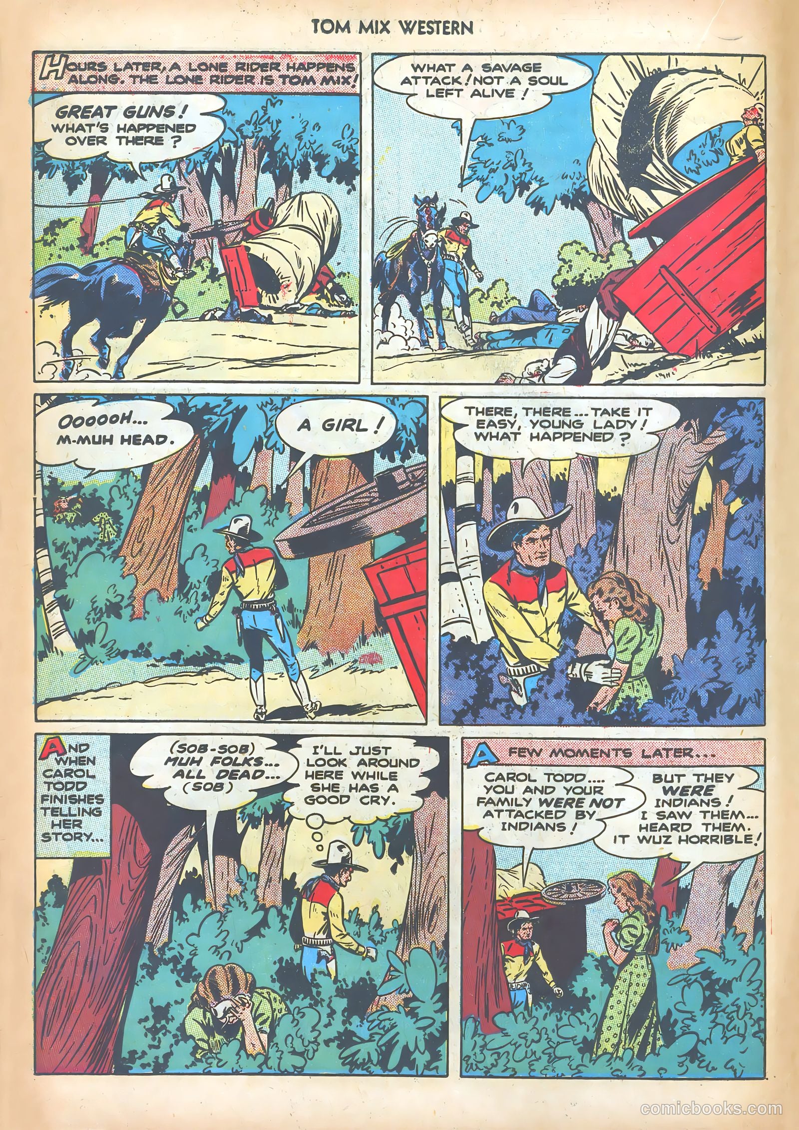 Tom Mix Western #10 (1948) — page 18 of 52