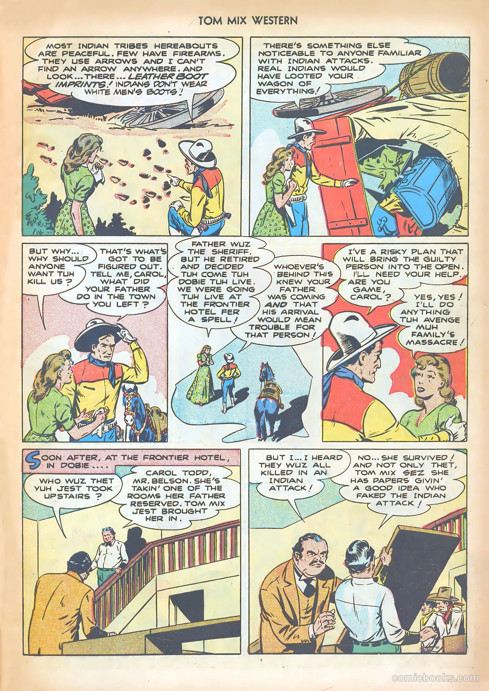 Tom Mix Western #10 (1948) — page 19 of 52