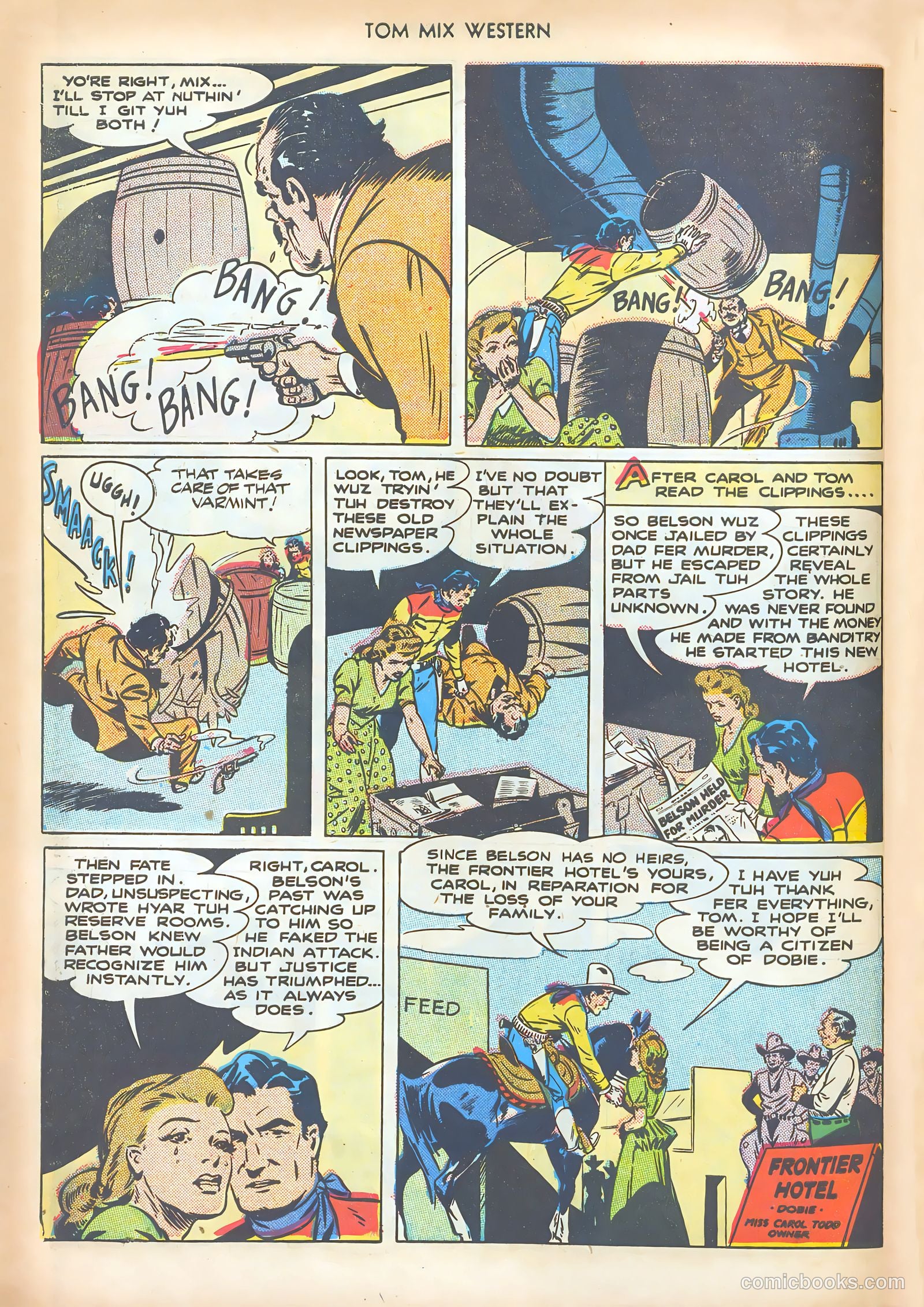 Tom Mix Western #10 (1948) — page 22 of 52