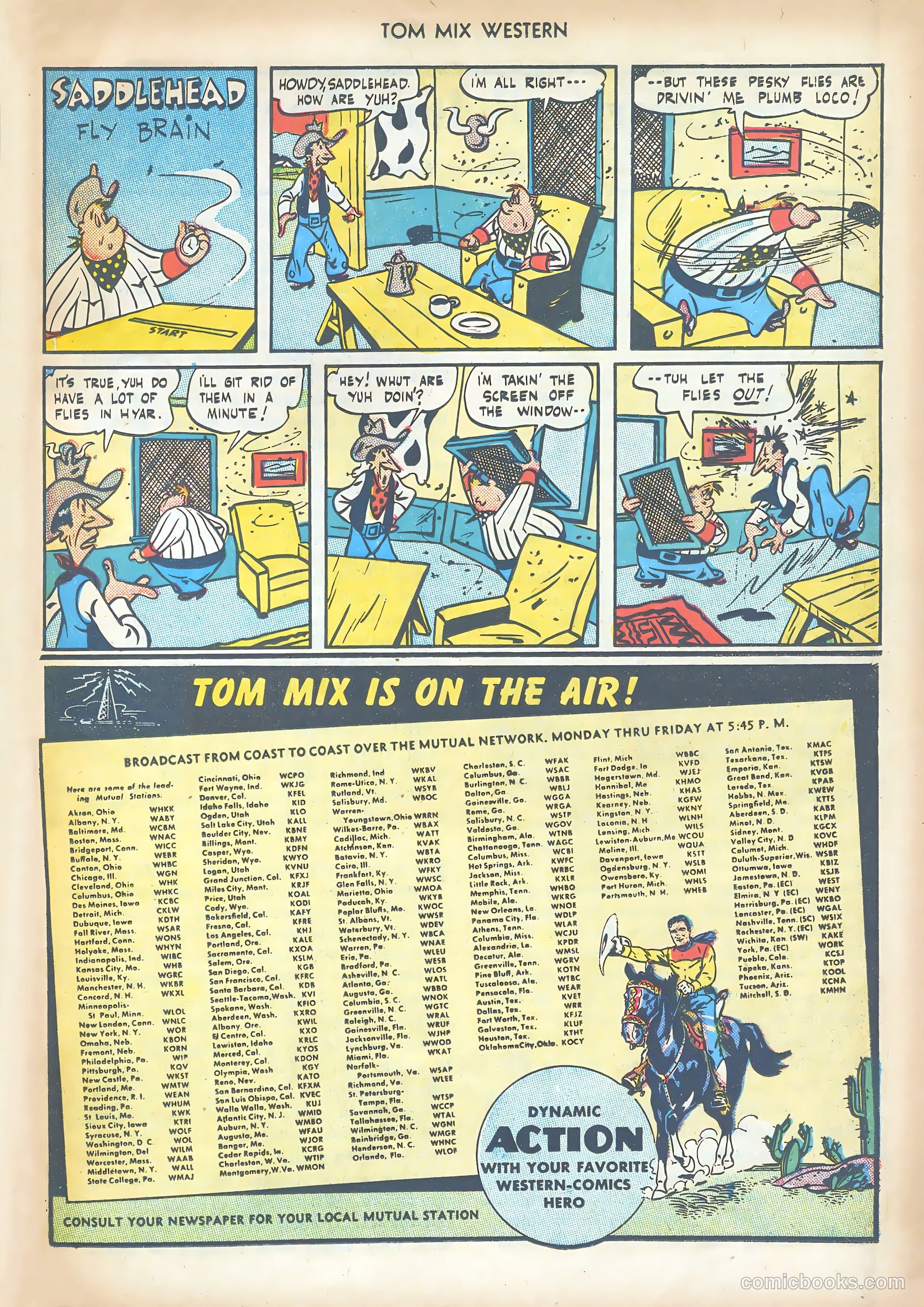 Tom Mix Western #10 (1948) — page 23 of 52