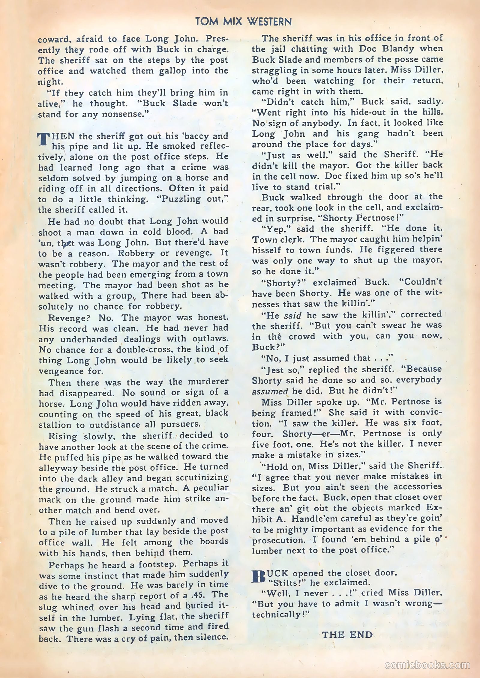 Tom Mix Western #10 (1948) — page 25 of 52