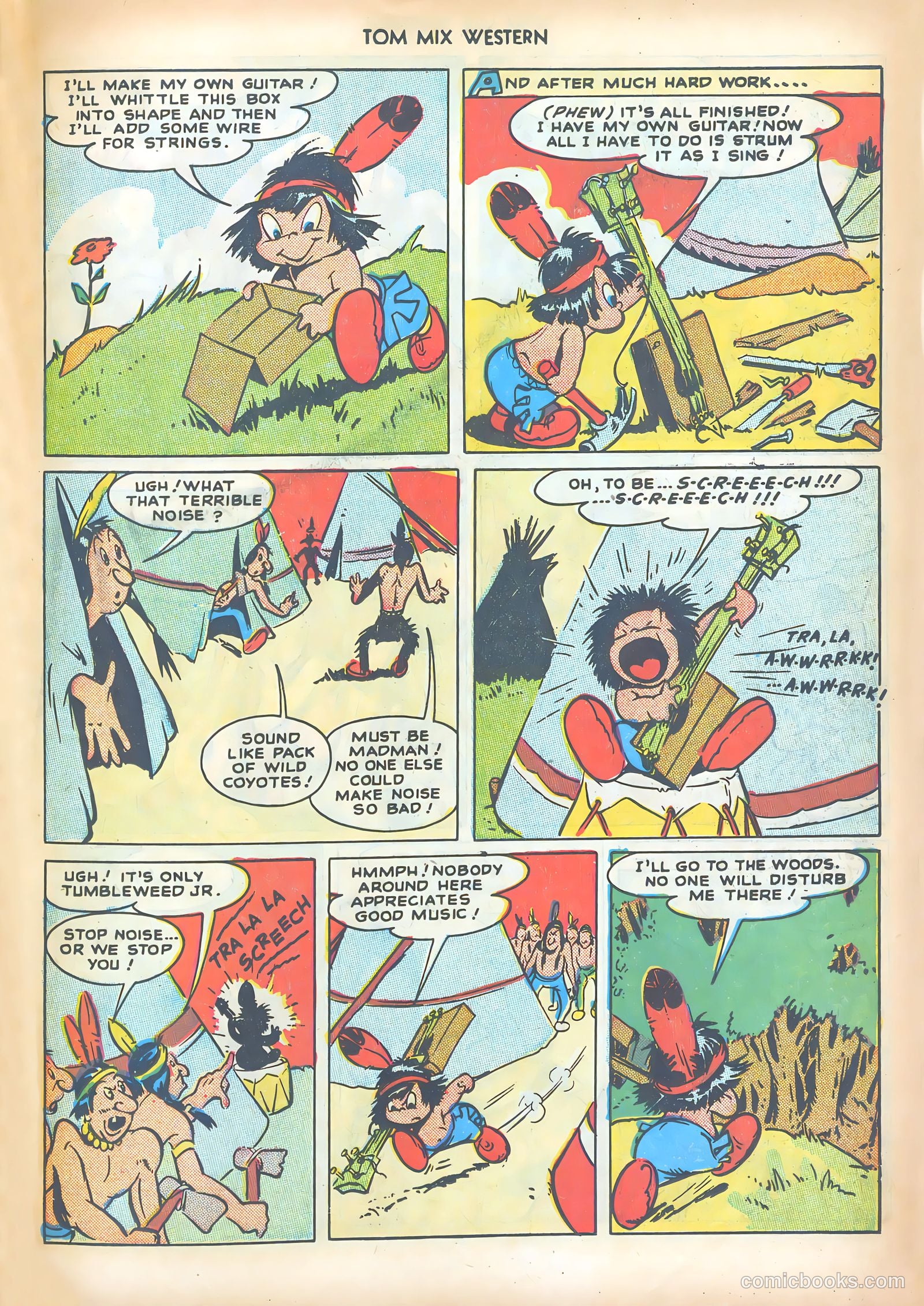 Tom Mix Western #10 (1948) — page 27 of 52