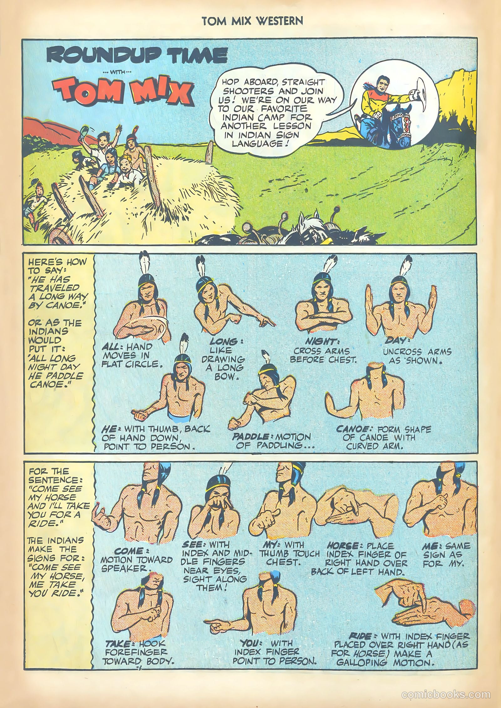 Tom Mix Western #10 (1948) — page 30 of 52