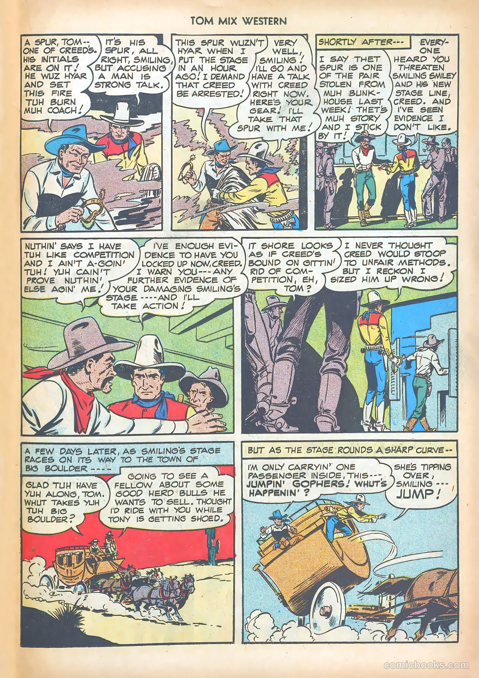 Tom Mix Western #10 (1948) — page 35 of 52