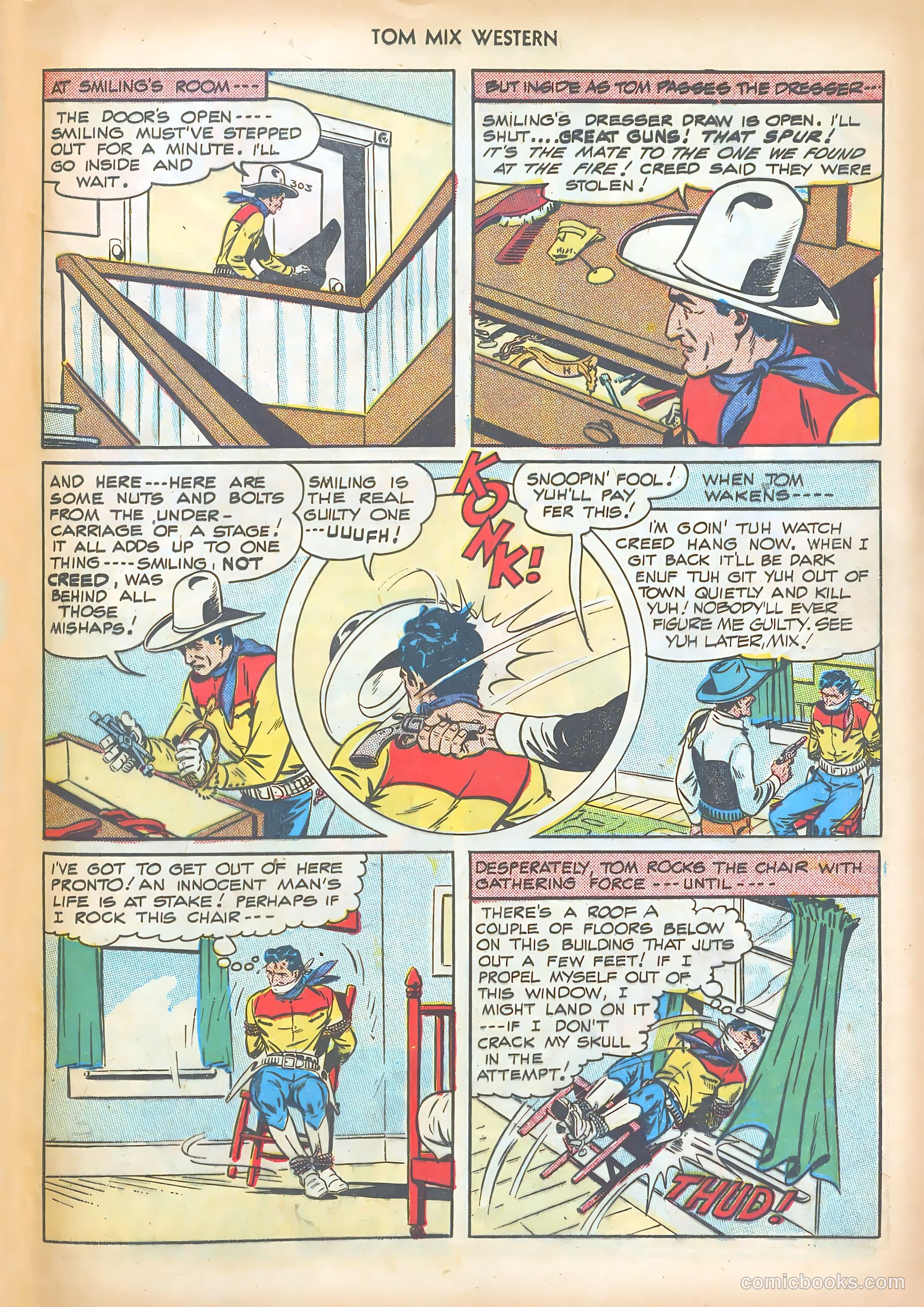Tom Mix Western #10 (1948) — page 37 of 52