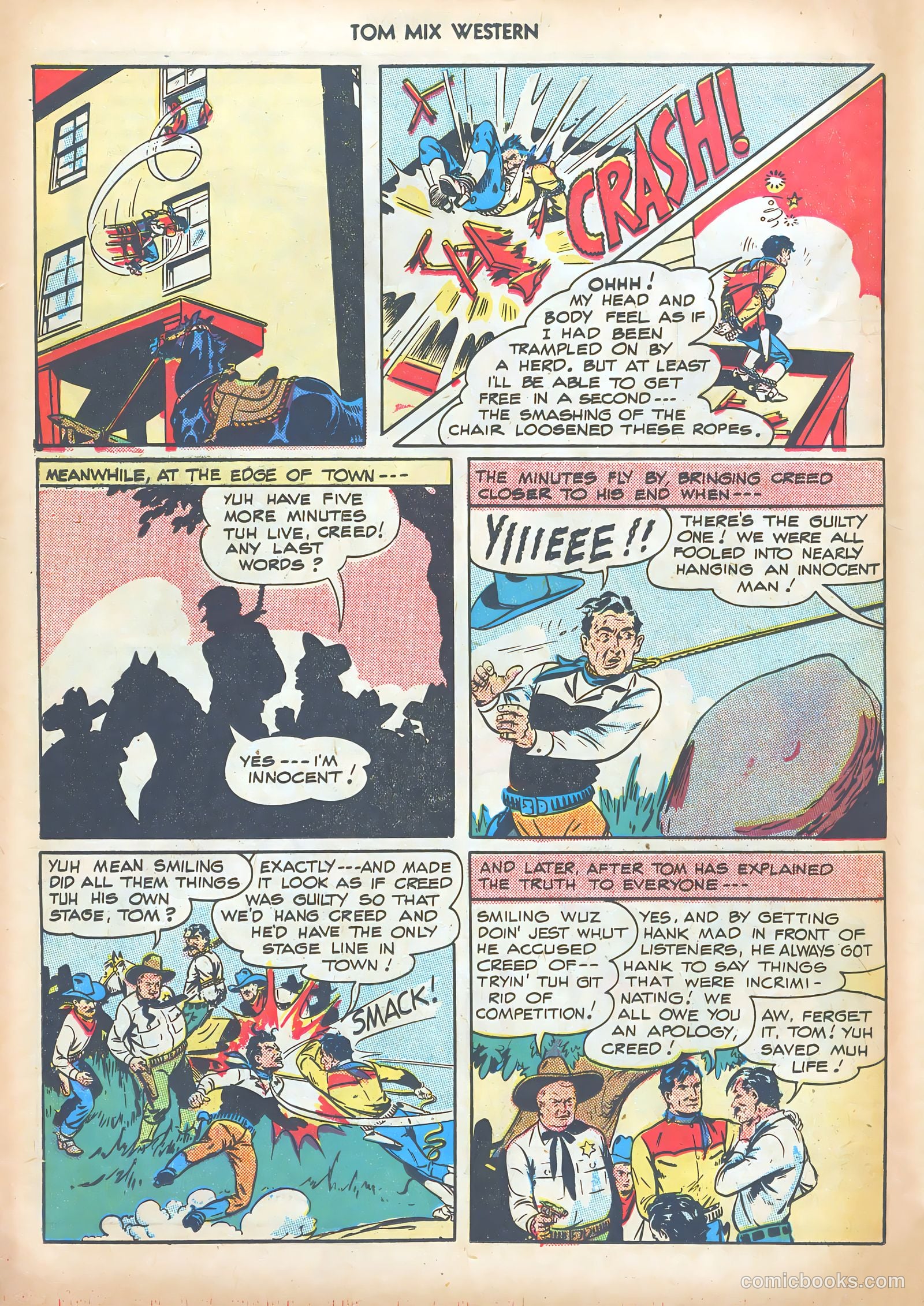 Tom Mix Western #10 (1948) — page 38 of 52