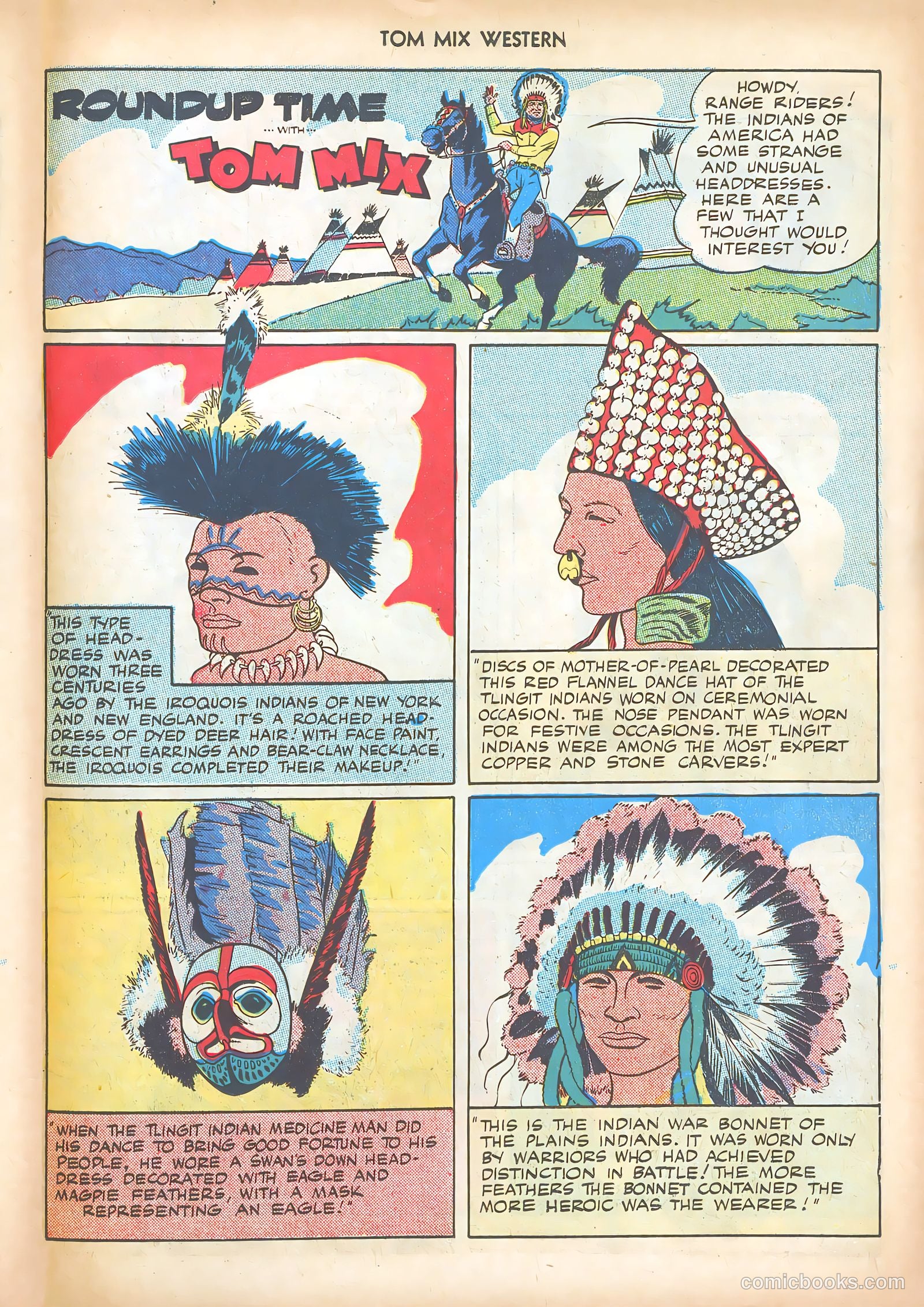 Tom Mix Western #10 (1948) — page 39 of 52