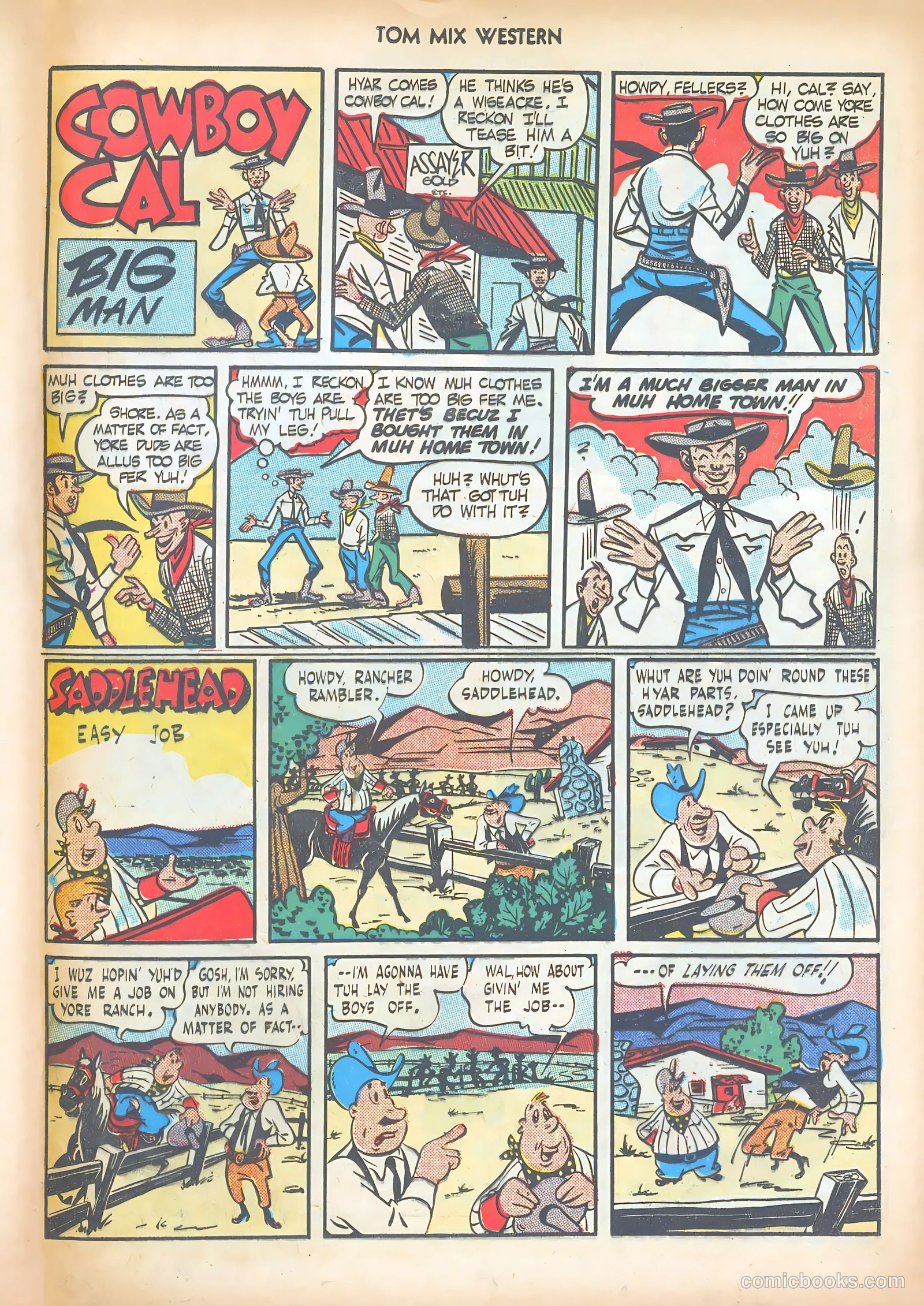 Tom Mix Western #10 (1948) — page 41 of 52