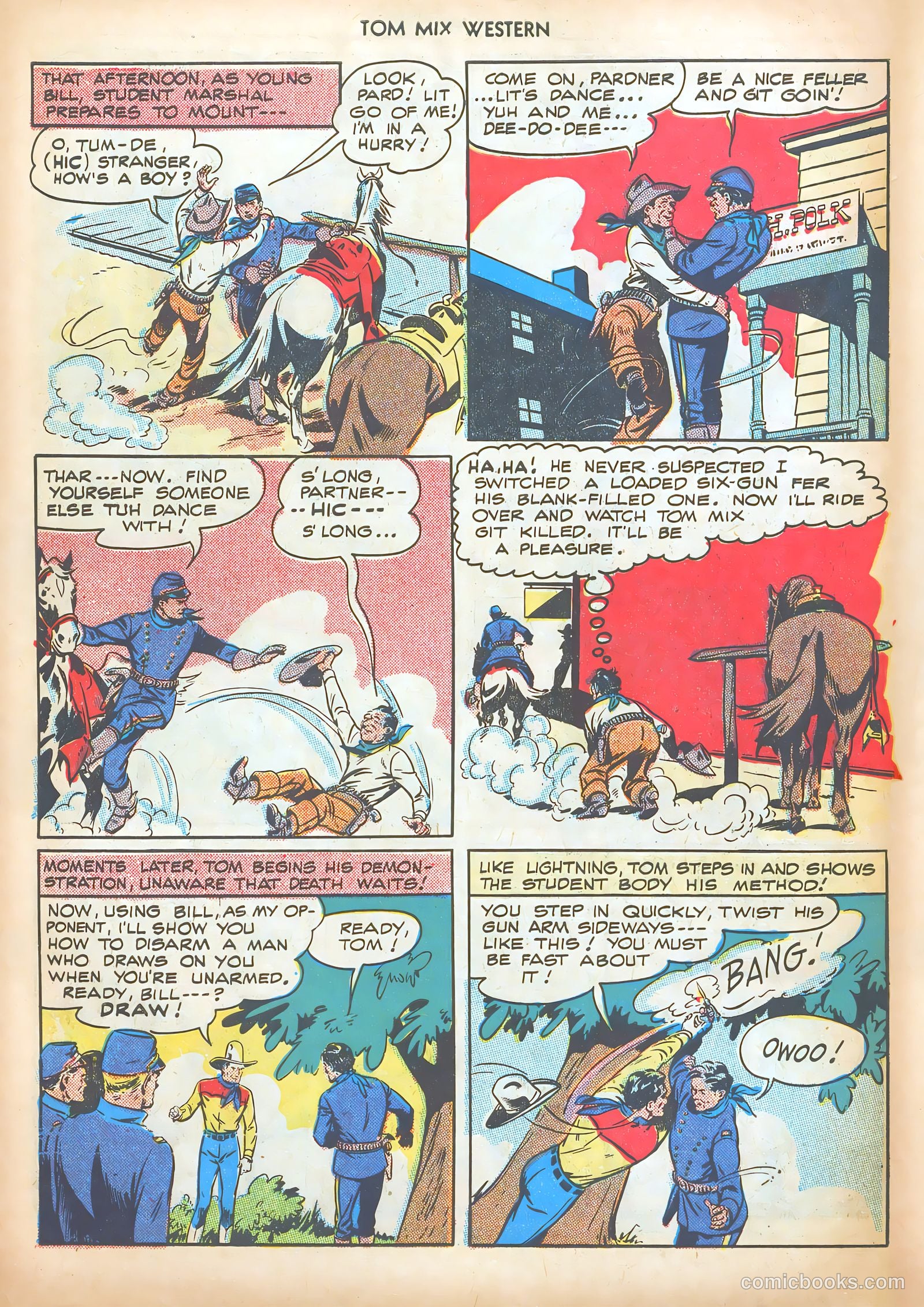 Tom Mix Western #10 (1948) — page 46 of 52