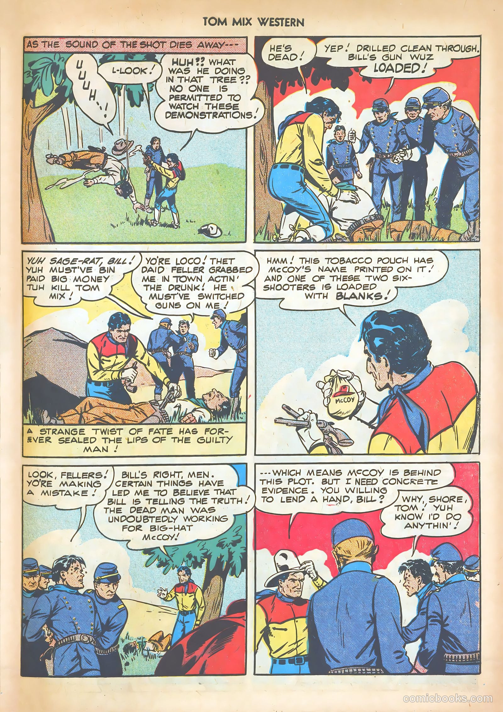 Tom Mix Western #10 (1948) — page 47 of 52