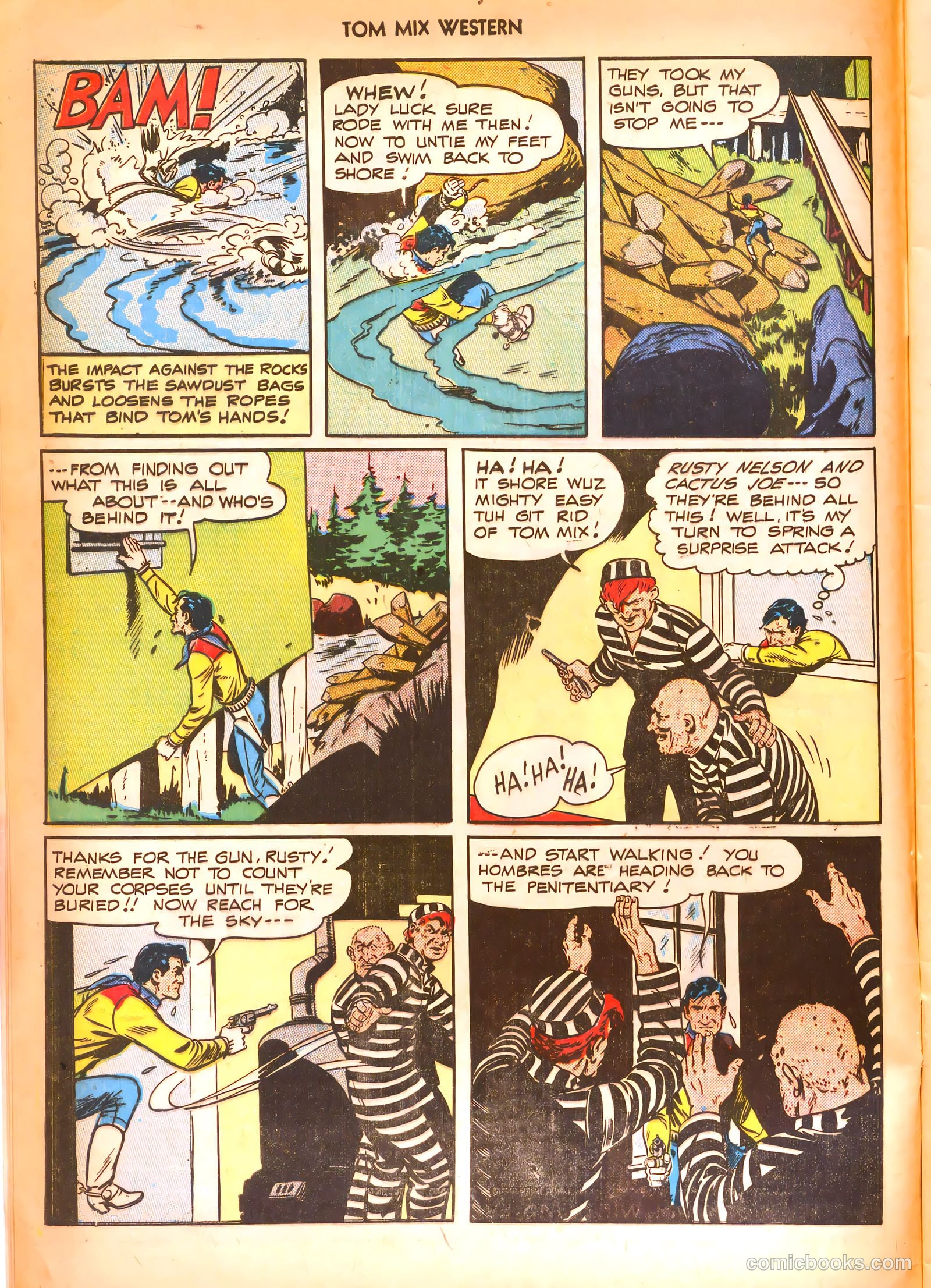 Tom Mix Western #11 (1948) — page 8 of 52