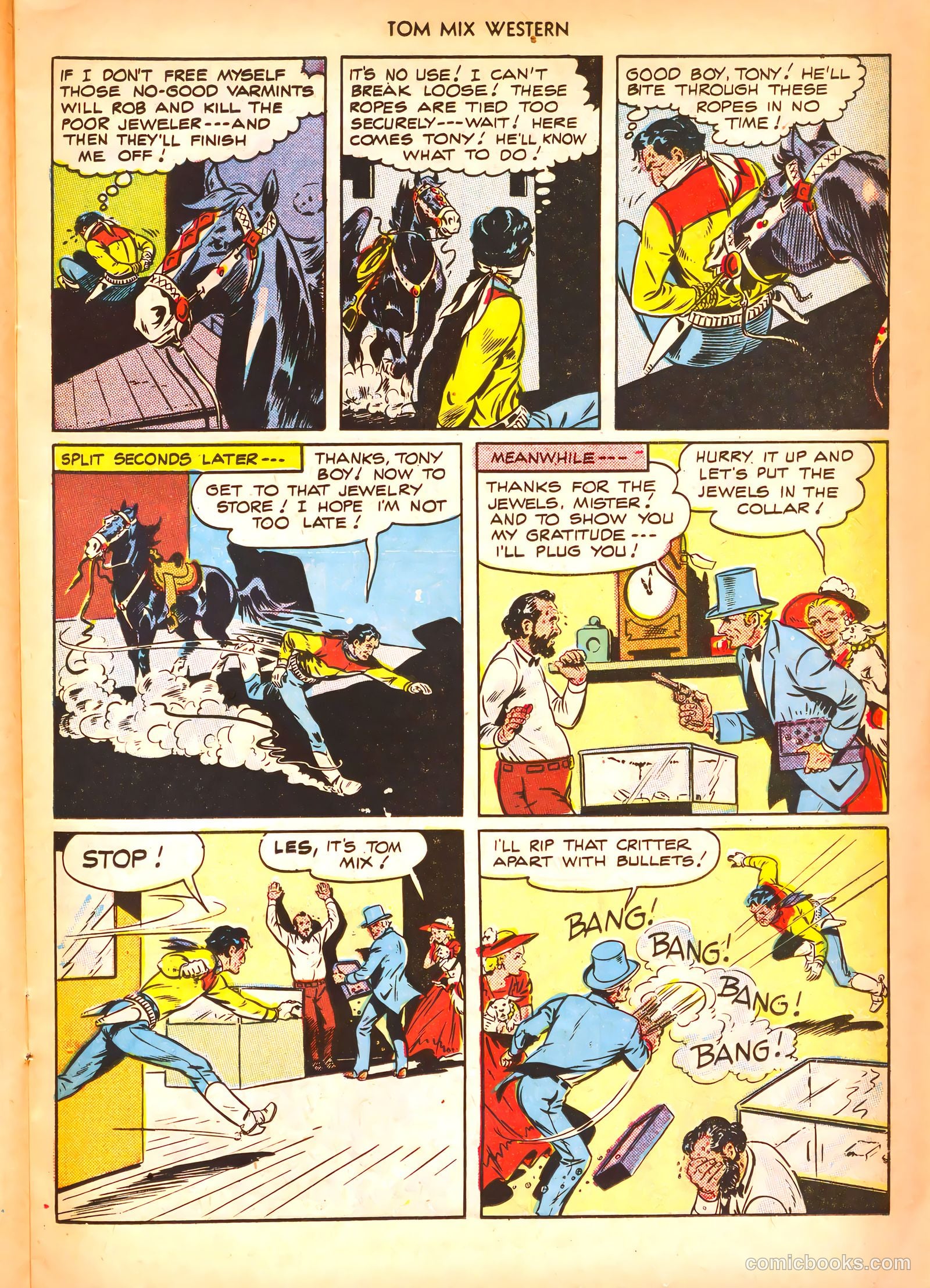 Tom Mix Western #11 (1948) — page 23 of 52