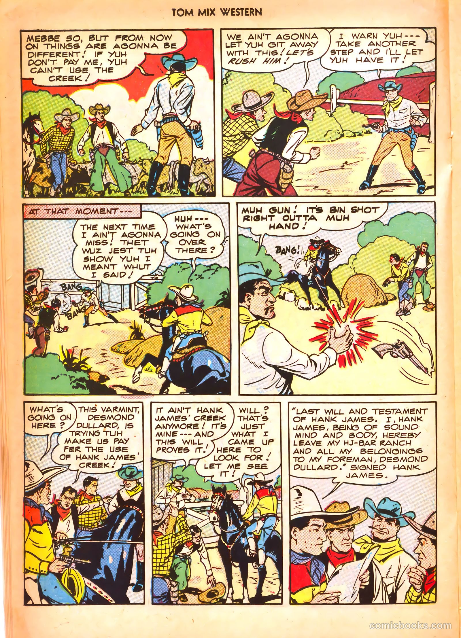 Tom Mix Western #11 (1948) — page 28 of 52