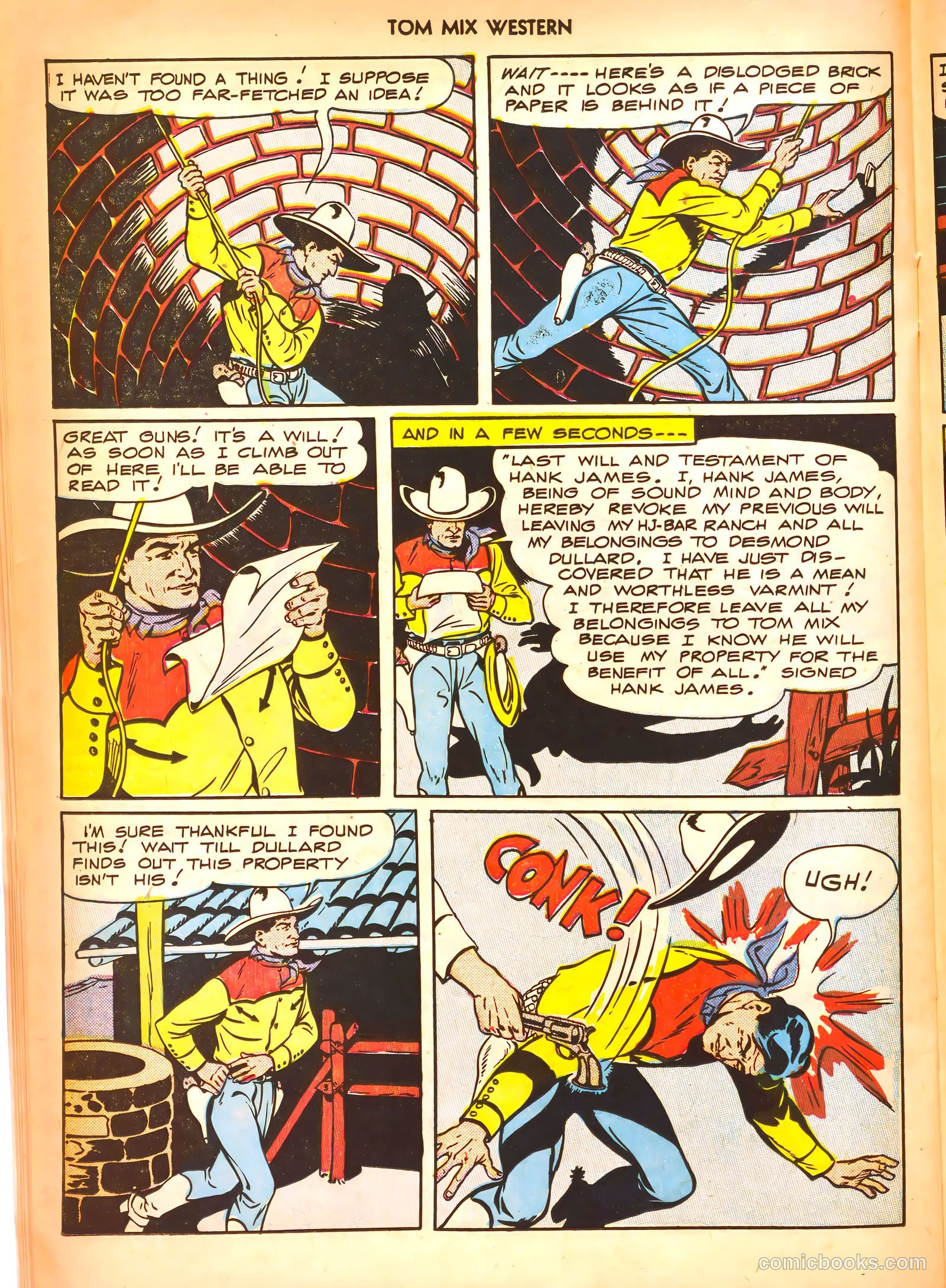 Tom Mix Western #11 (1948) — page 30 of 52