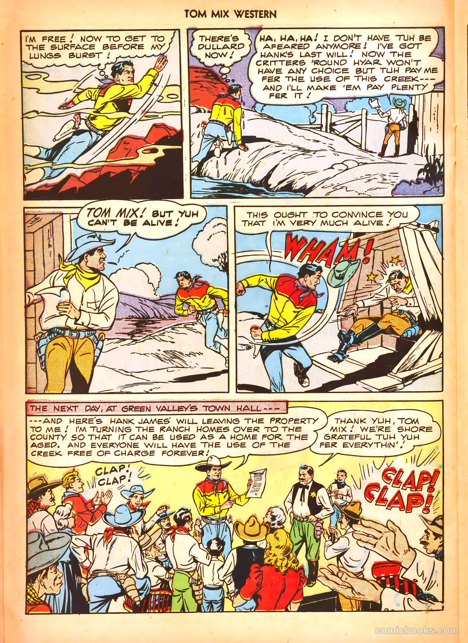 Tom Mix Western #11 (1948) — page 32 of 52